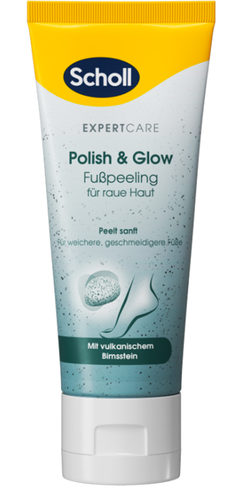 Fußcreme »ExpertCare«, Fußpeeling Polish & Glow mit vulkanischem Bimsstein