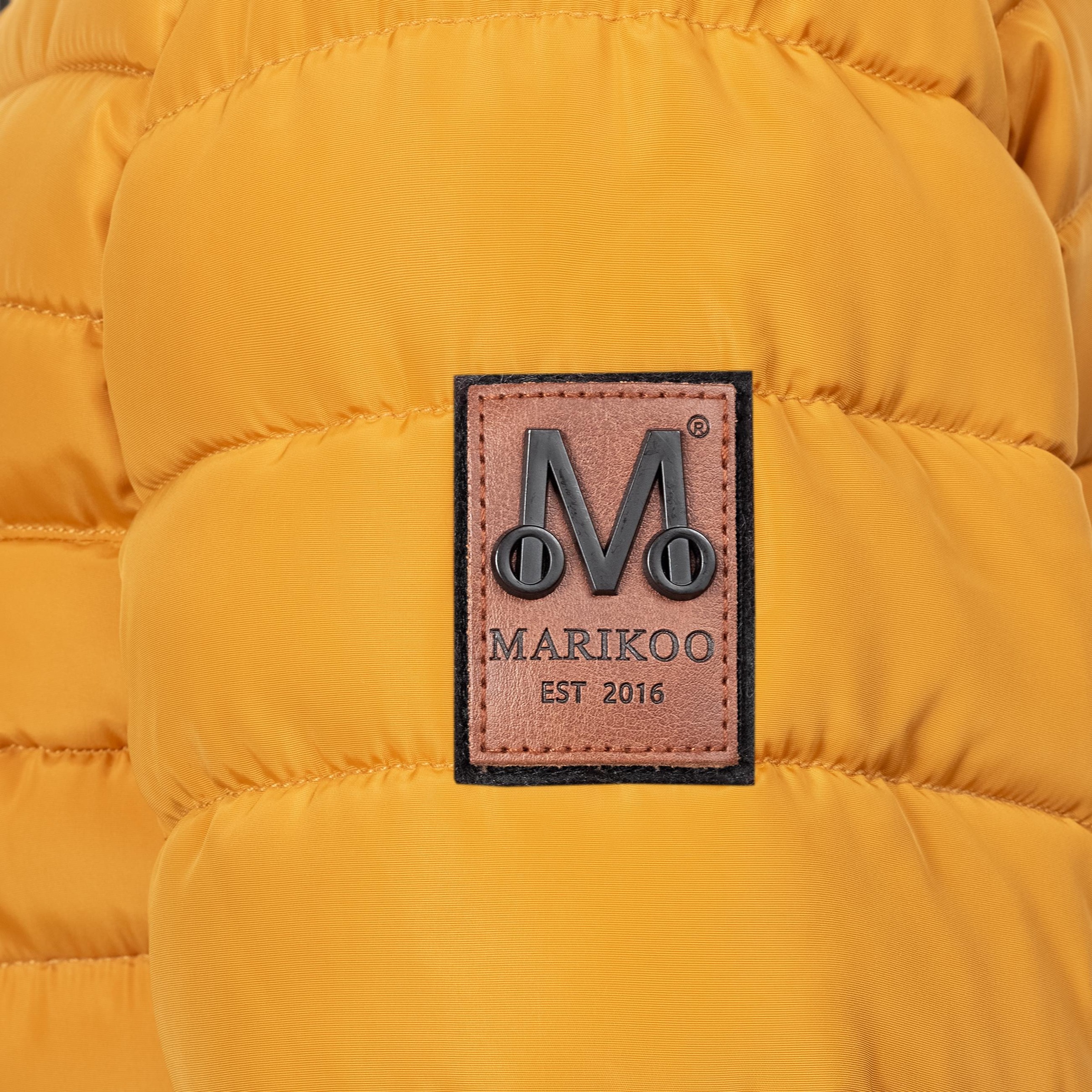 Marikoo Winterjacke »Winterjacke Amber« mit Kapuze stylische Steppjacke mit Teddyfutter