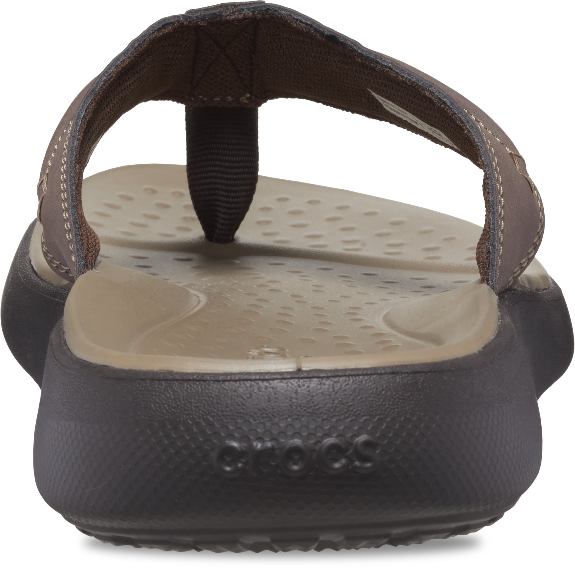 Crocs Zehentrenner »Yukon Vista II Flip«, Sandale, Sommerschuh mit Ziernaht