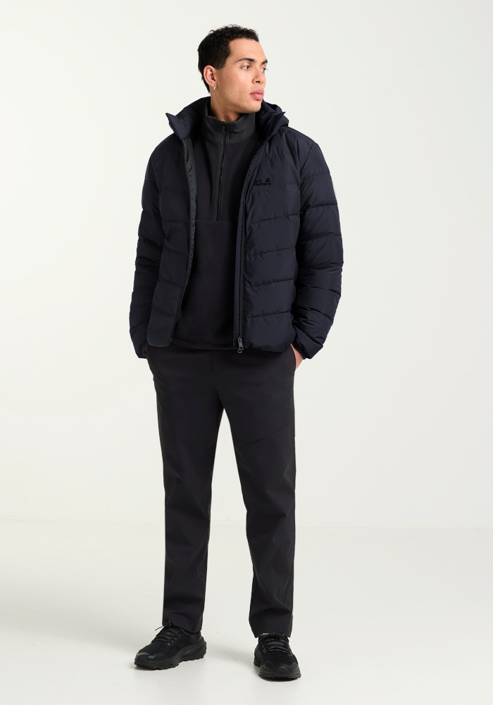 Jack Wolfskin Daunenjacke »COLONIUS JKT M RDS« mit Kapuze mit abnehmbarer Kapuze, winddicht, wasserabweisend, wärmend