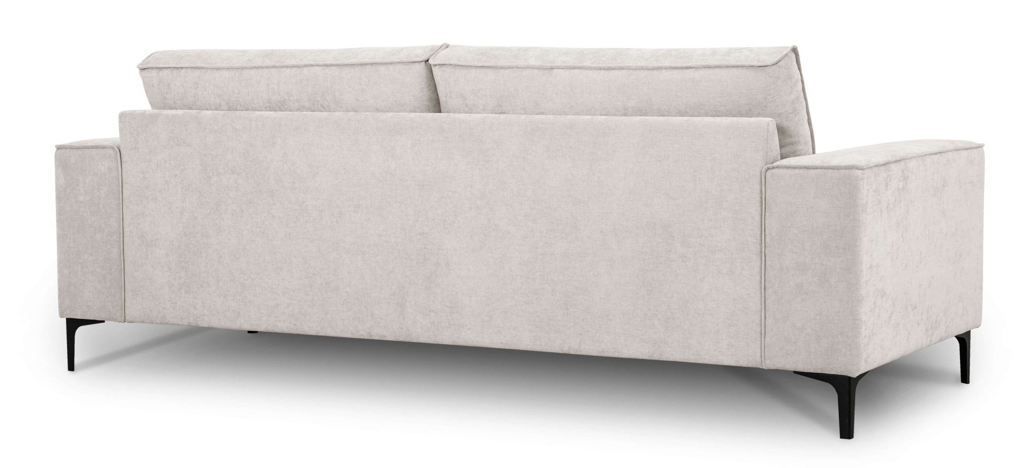 Places of Style 3-Sitzer »Oland«, 224 cm, Wellenunterfederung, Skandi-Design, Metallfüße