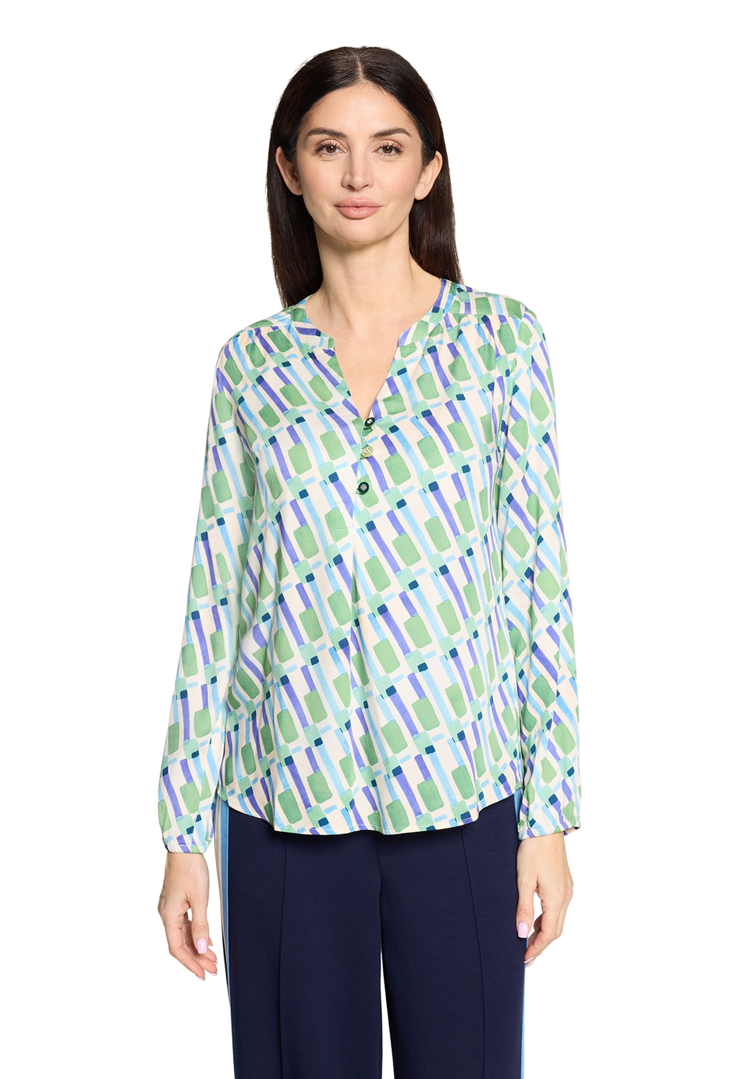 Cartoon Klassische Bluse »Casual-Bluse mit Knöpfen«