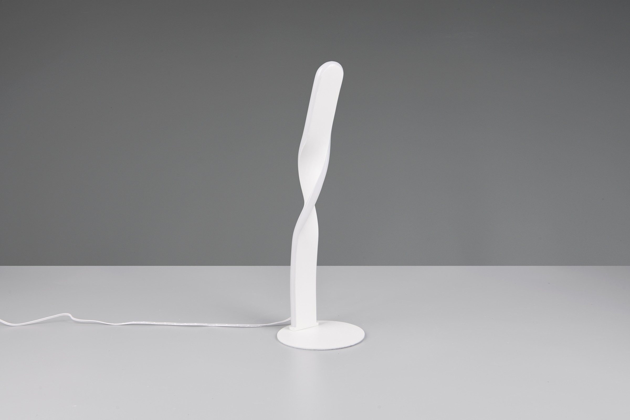 REALITY Leuchten LED Tischleuchte »GINKO, LED Tischlampe 10W 1070 Lumen 4000K kaltweiß, Schreibtischlampe« LED-Board 1 Stk. Kaltweiß Tischleuchte mit Schnurschalter ON/OFF, Höhe 40,5 cm Ø 13 cm