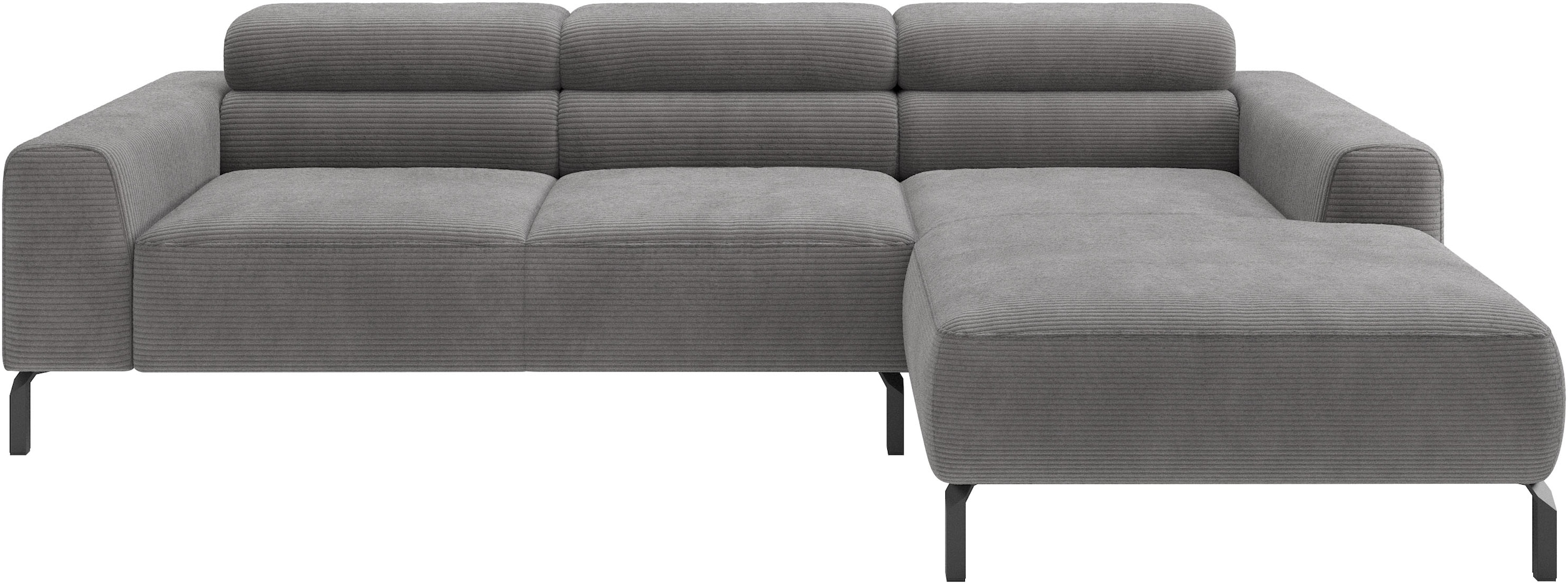 Home affaire Ecksofa »Ecksofa, L-Form,  incl. Kopfteilverstellung, Breite 258 cm« wahlweise elektrische Sitztiefenverstellung