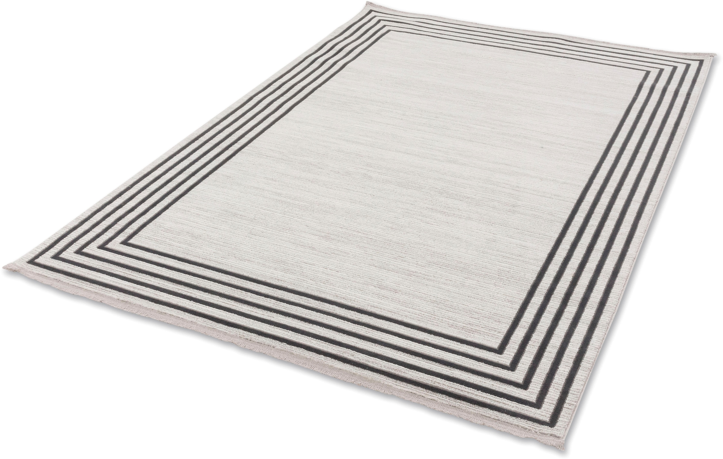 Teppich »Vercelli 231/232 Kurzflorteppich«, rechteckig, 3-D Effekt, wollig weiche...