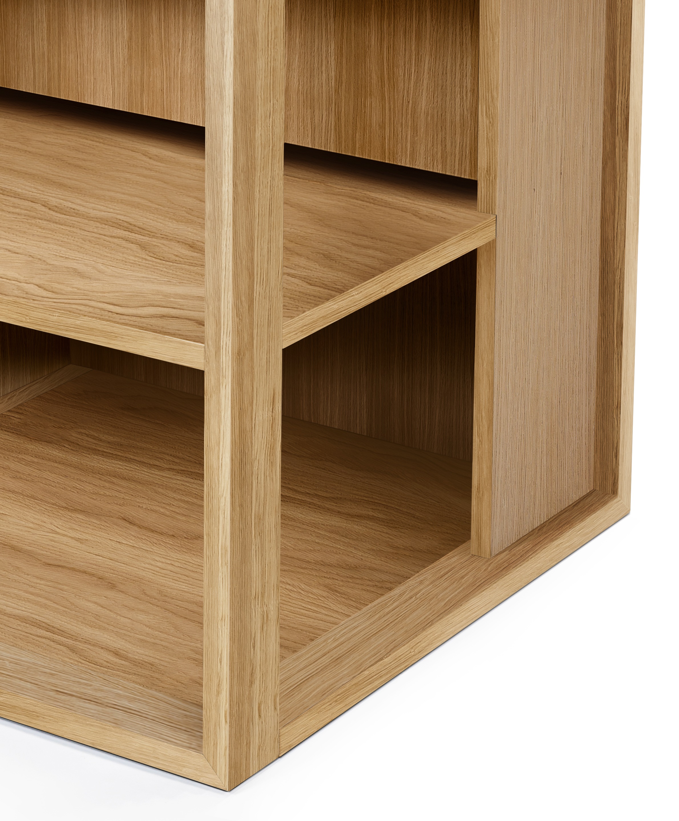 Woodman Couchtisch »Cube«, Holzfurnier aus Eiche