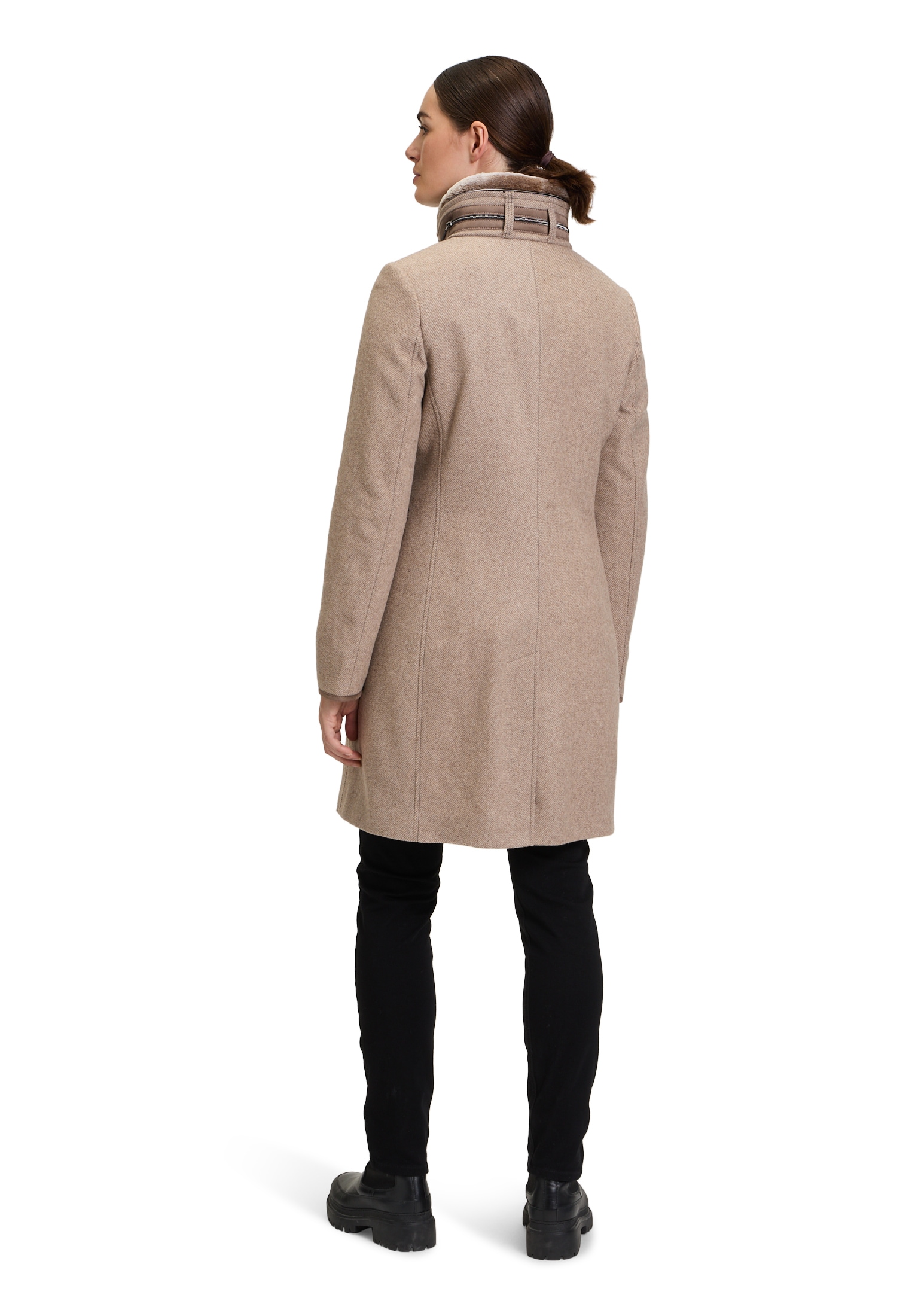 Gil Bret Wolljacke »Wollmantel mit Stehkragen«