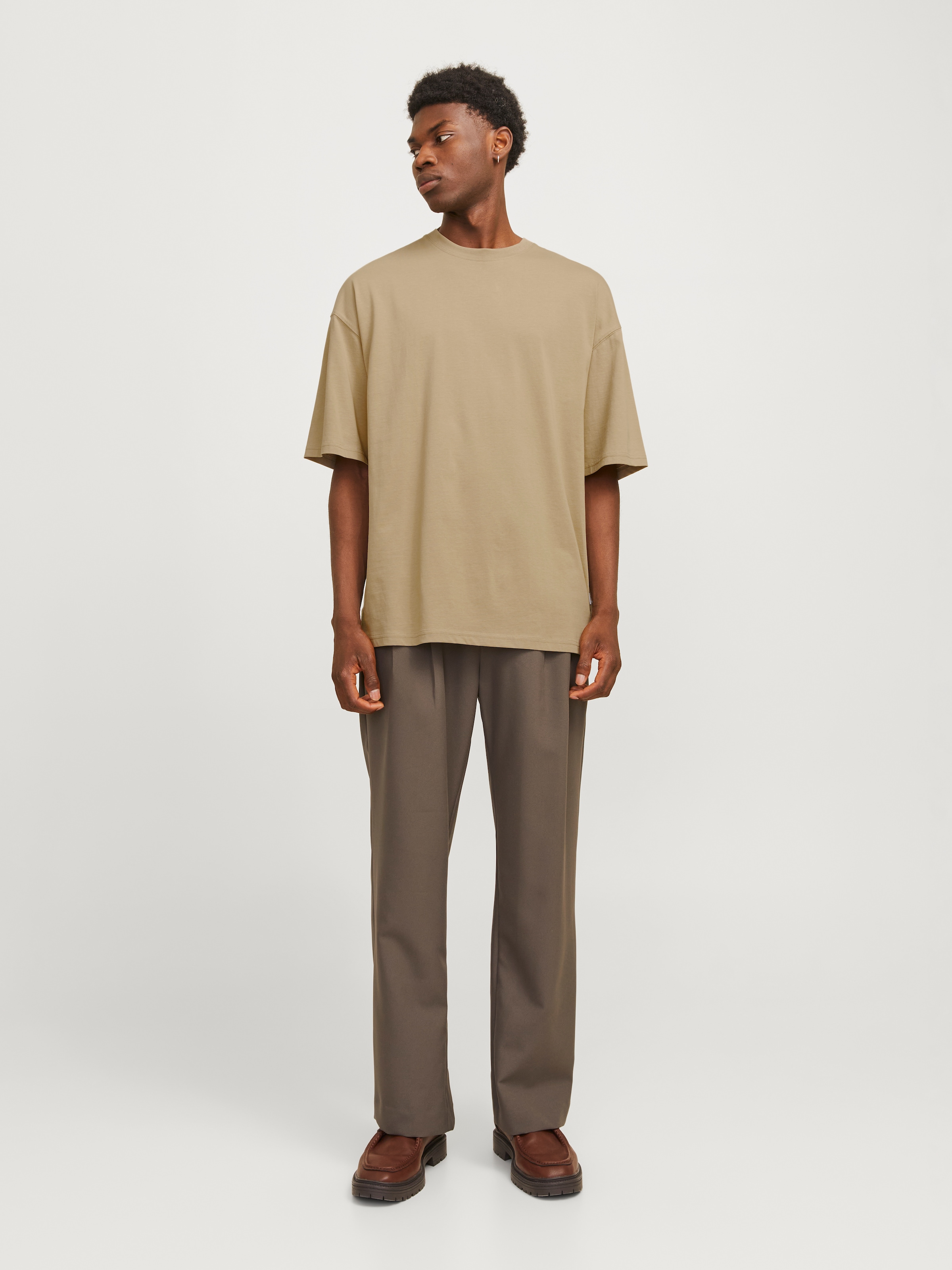 Jack & Jones Rundhalsshirt »JJECHARGE TEE O-NECK NOOS« mit Rundhalsausschnitt