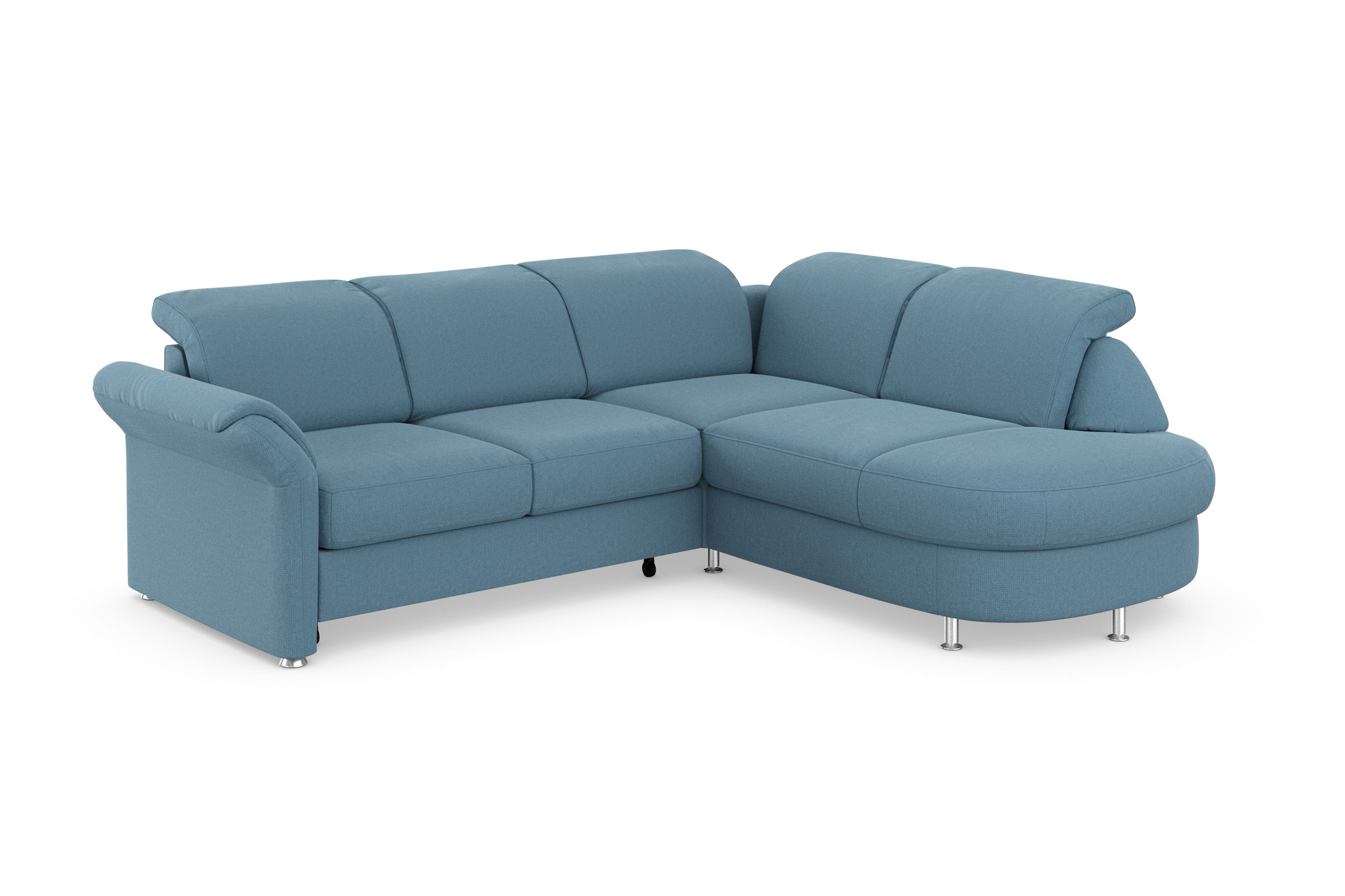 sit&more Ecksofa »Apulia L-Form«, wahlweise Bettfunktion, Bettkasten und Kopf- und Armteilverstellung