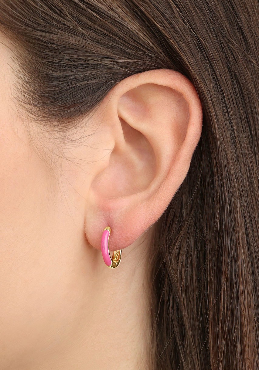 Noelani Paar Creolen »2036062« mit Zirkonia (synth.)