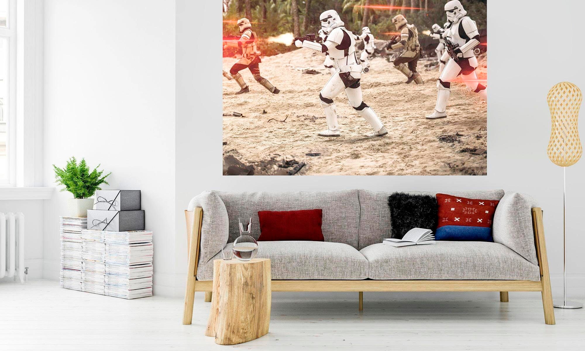 Komar Vliestapete »Digitaldruck Vlies -  Star Wars Imperial Strike - Größe 200 x 250 cm« bedruckt glatt Kinderzimmer