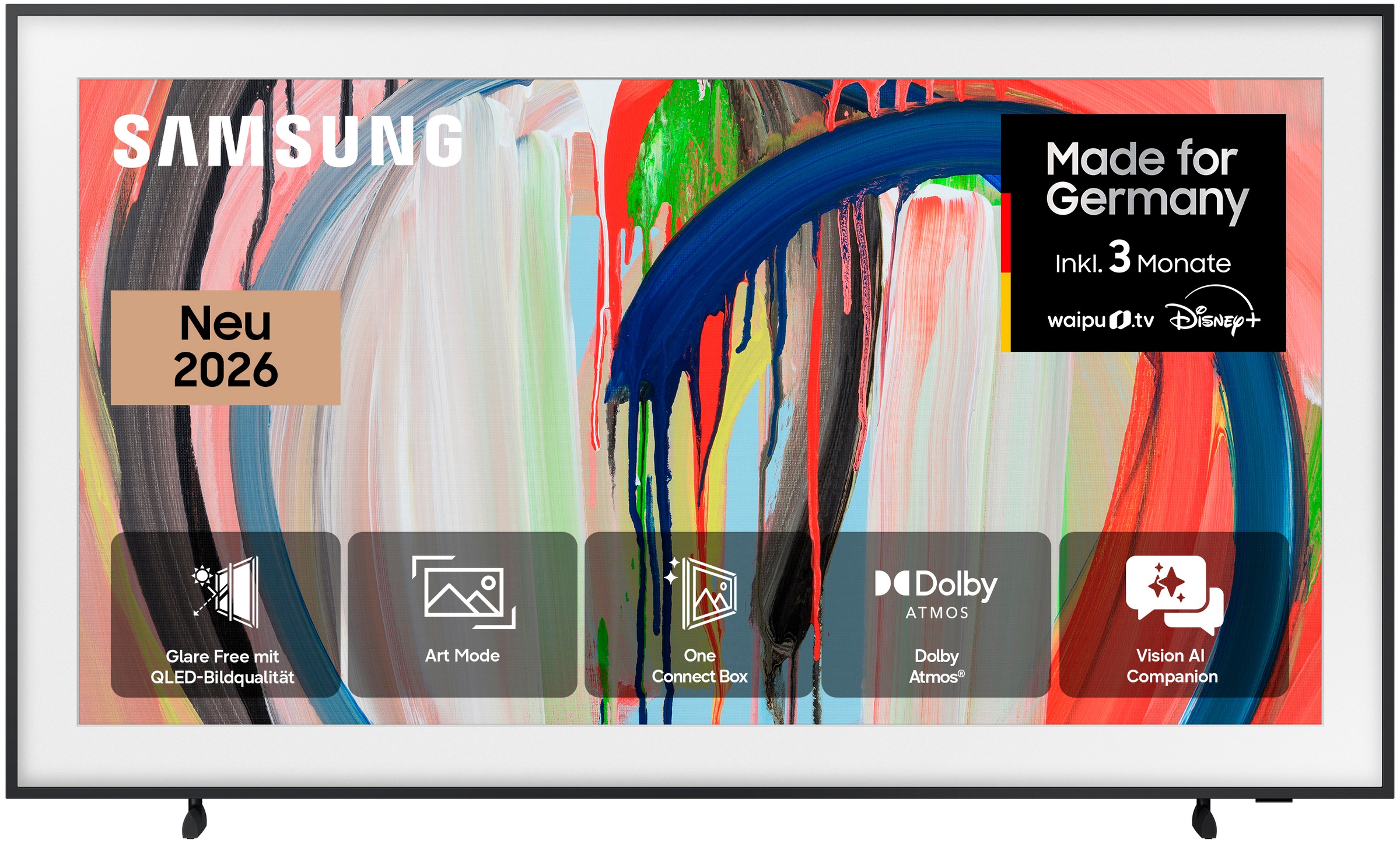 Samsung The Frame GQ55LS03HAUXZG TV 139,7 cm (55") 4K Ultra HD Smart TV Wifi Noir