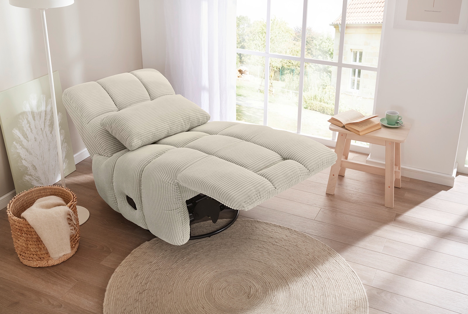 Jockenhöfer Gruppe Relaxsessel »Doncaster«, mit Dreh-,Schauckel-,Relax-und Wippfunktion,angenehm weicher Cordstoff