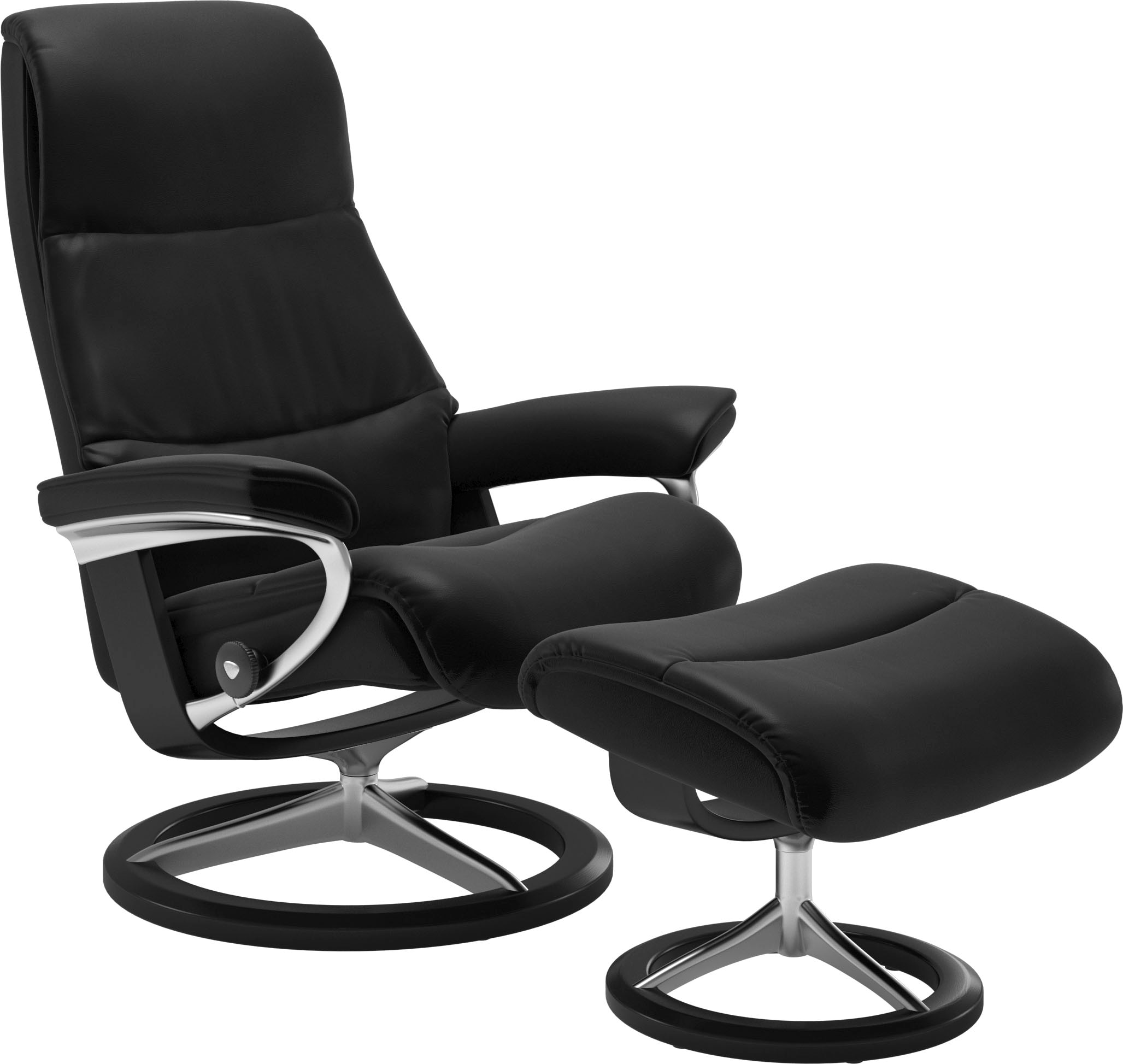 Stressless® Fußhocker »View« mit Signature Base,Gestell Schwarz