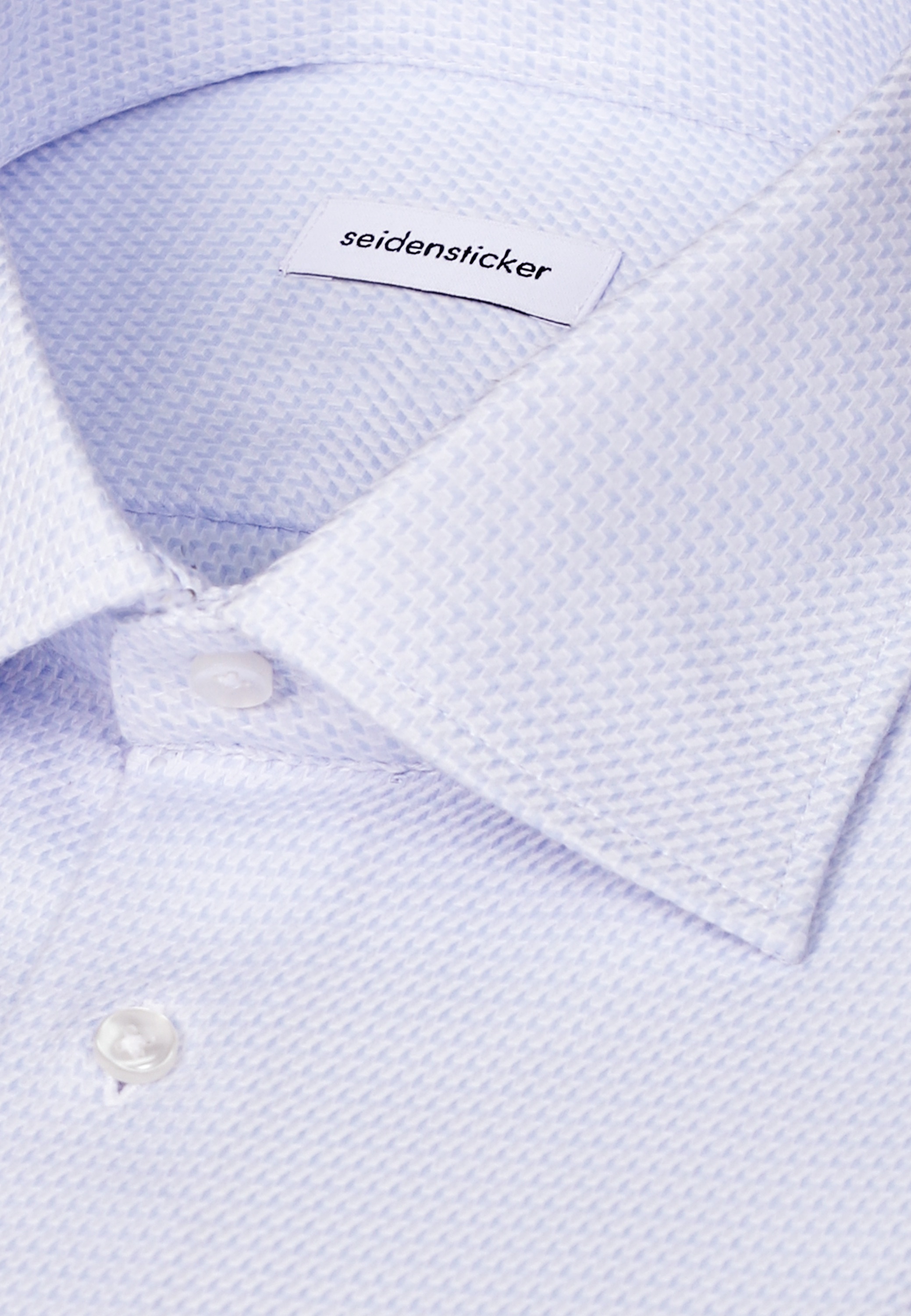 seidensticker Businesshemd »Schwarze Rose« Slim 1/1 Kentkragen Struktur
