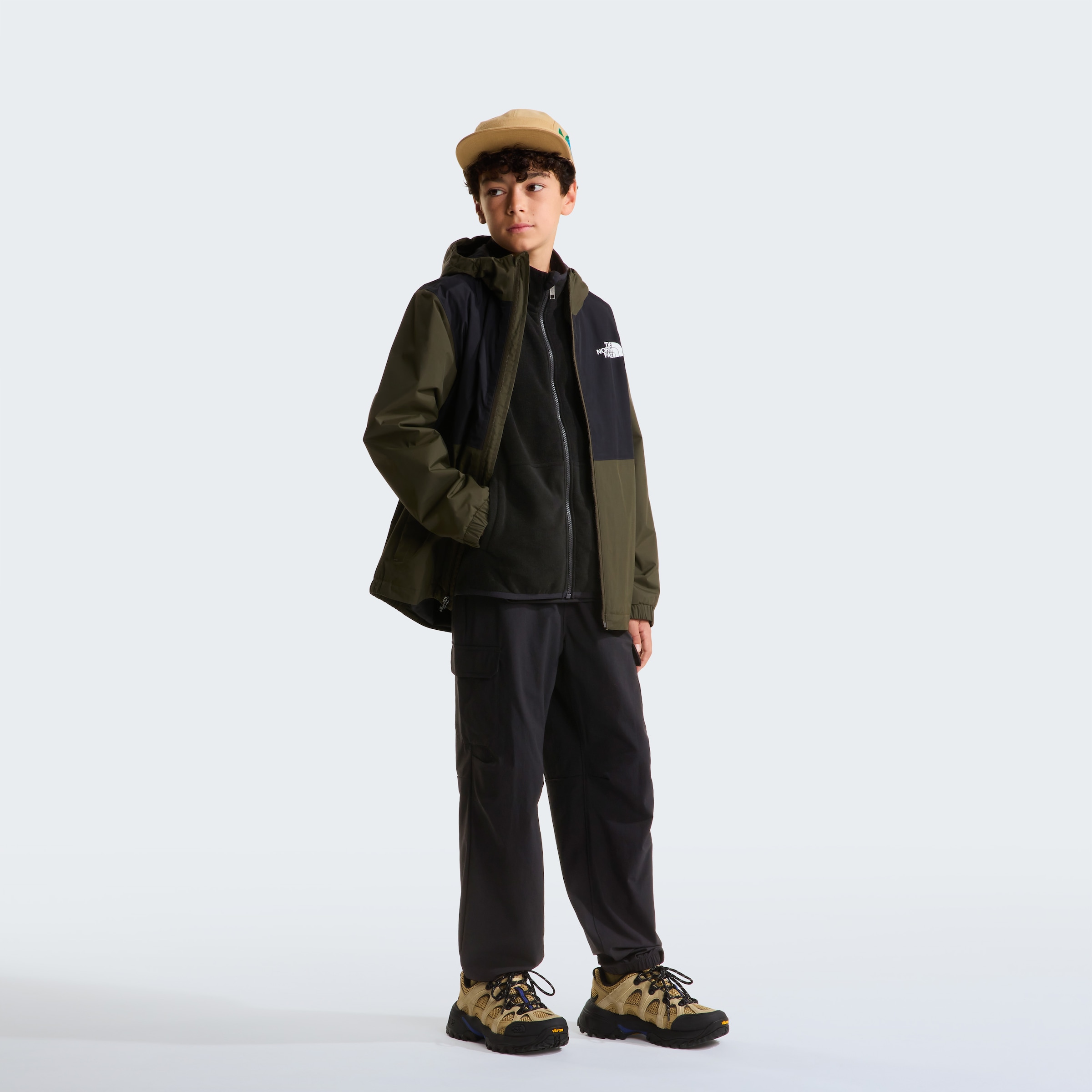 The North Face Fleecejacke »TEEN GLACIER FZ ZIP IN JACKET« mit Zip-In-Funktion, weiches und strapazierfähiges Material