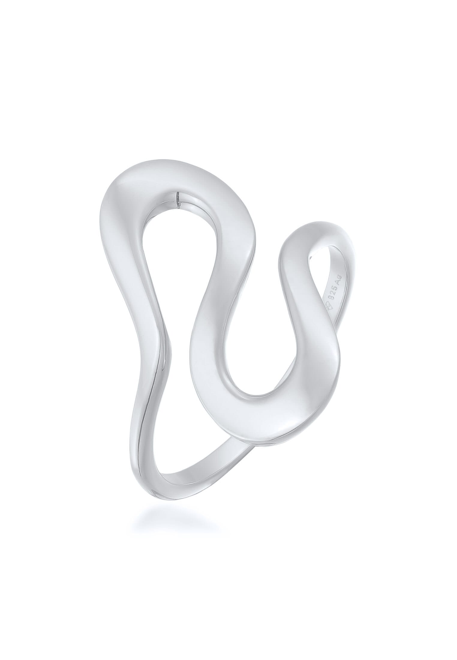 Fingerring »Ring Welle Modisch 925 Silber«