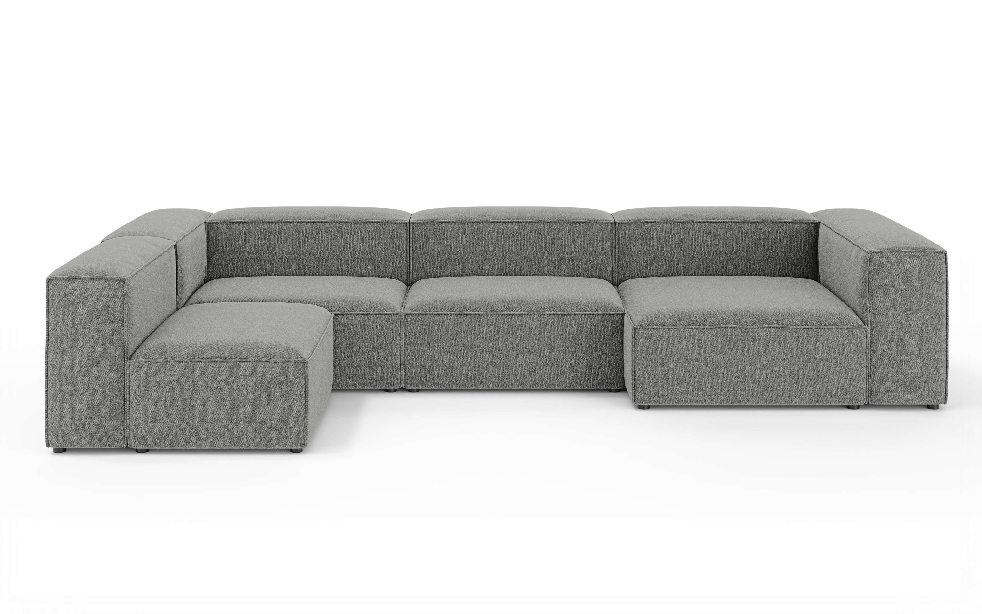 INOSIGN Wohnlandschaft »HAILY U-Form mit Ottomane links/rechts, Maße B/T/H: 360/200/72 cm«, als Modul oder separat verwendbar, für individuelle Zusammenstellung