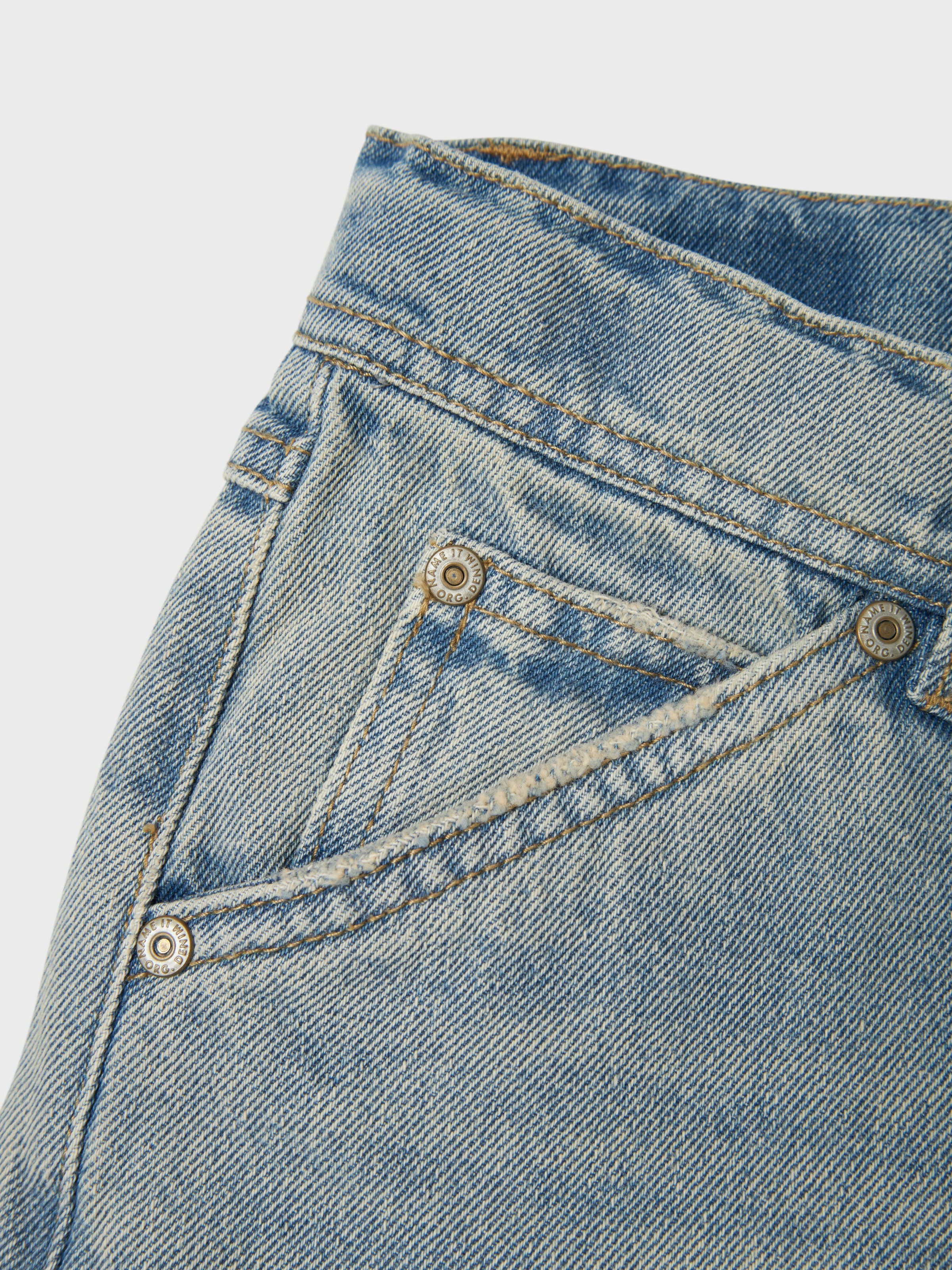 Name It 5-Pocket-Jeans »NKMRYAN für Jungen mit geradem Bein und 5-Pocket-Style« unifarben, casual, straight fit, Baumwolle, Denim