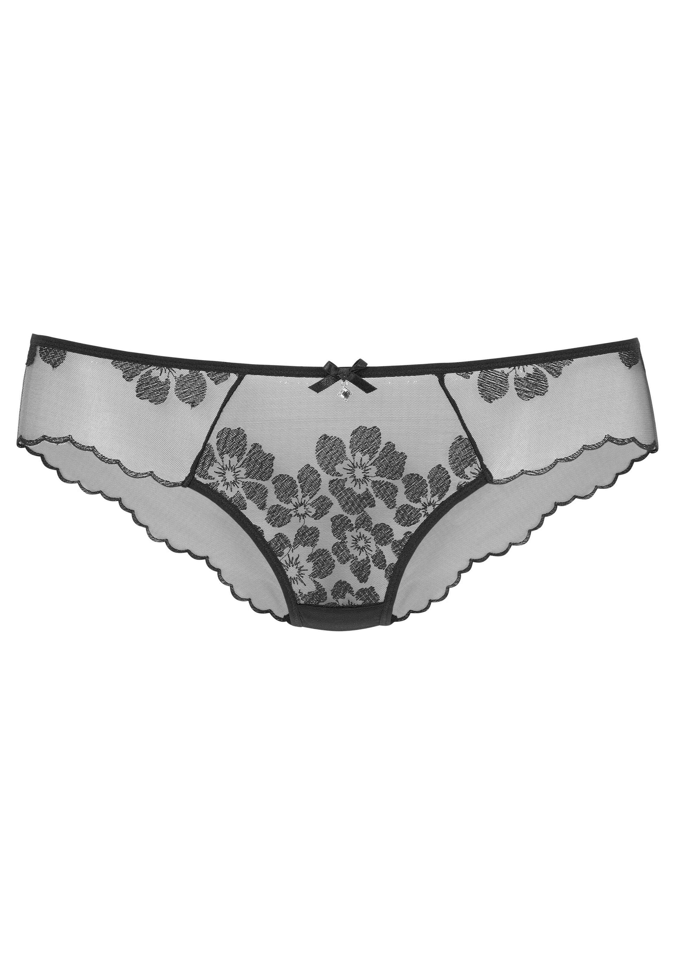 LASCANA Belle Affaire leicht transparenter Stickerei Spitze