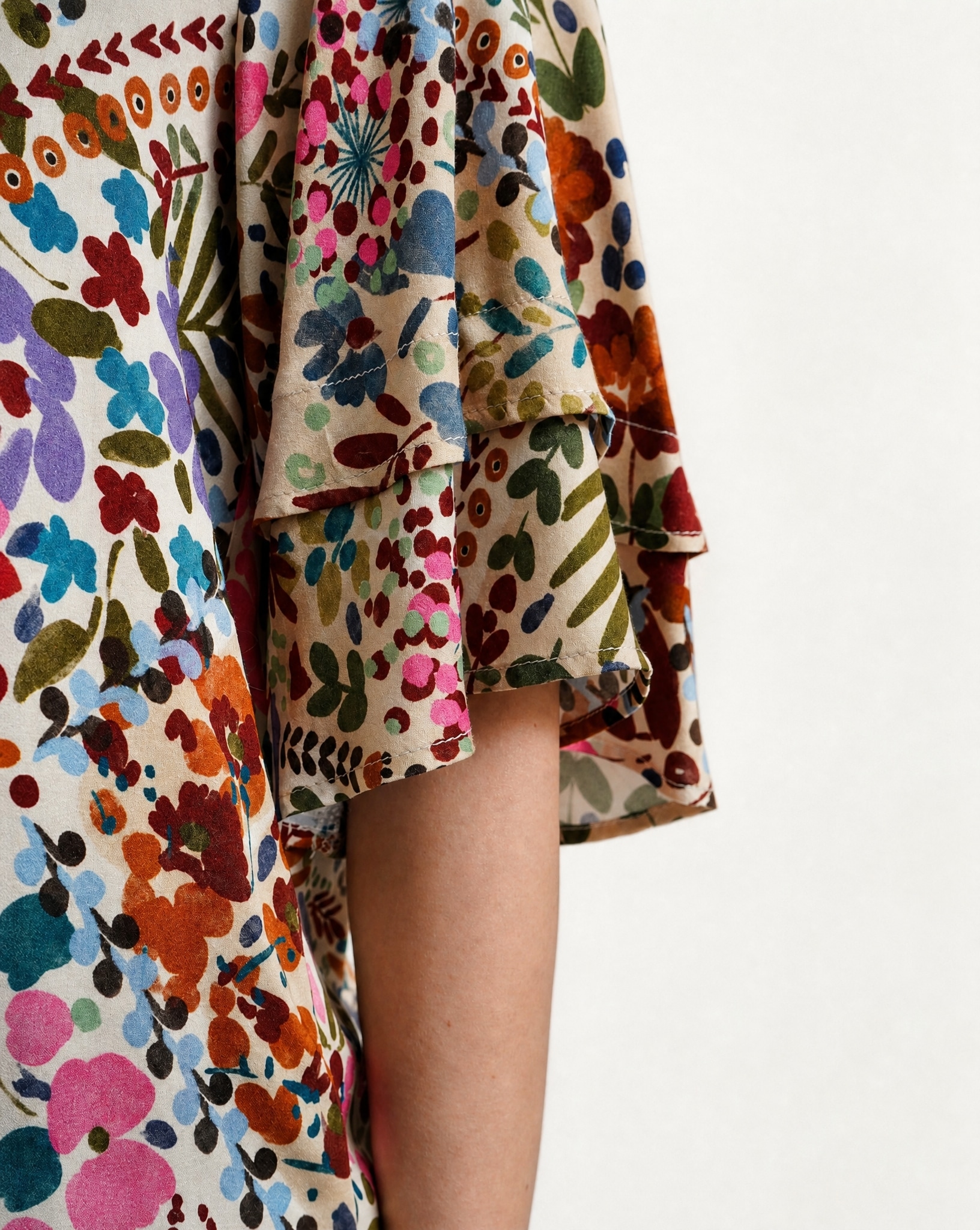 Smith & Soul Kurzarmbluse mit Allover-Print