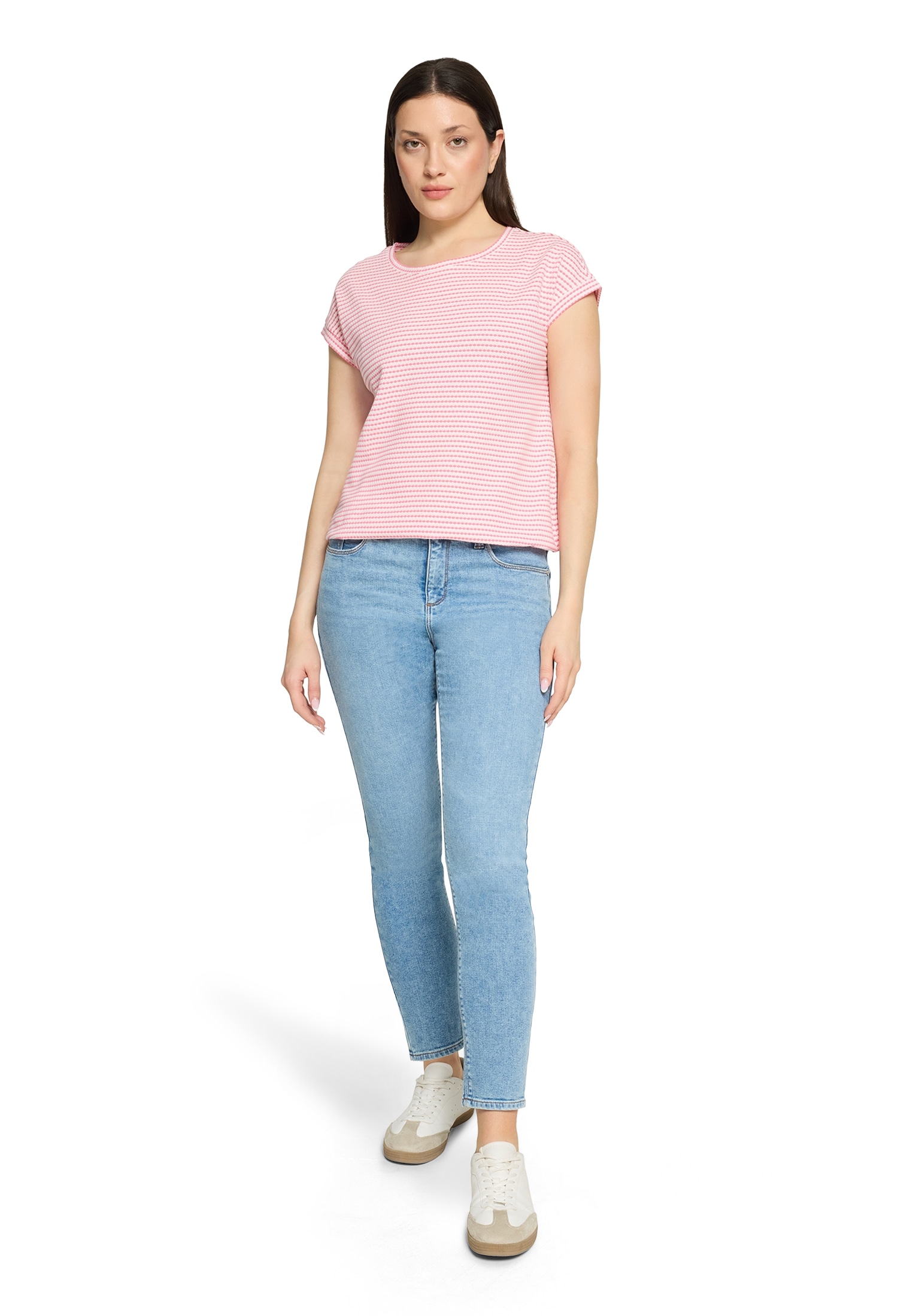 Betty&Co Rundhalsshirt »Casual-Shirt mit Gummizug«
