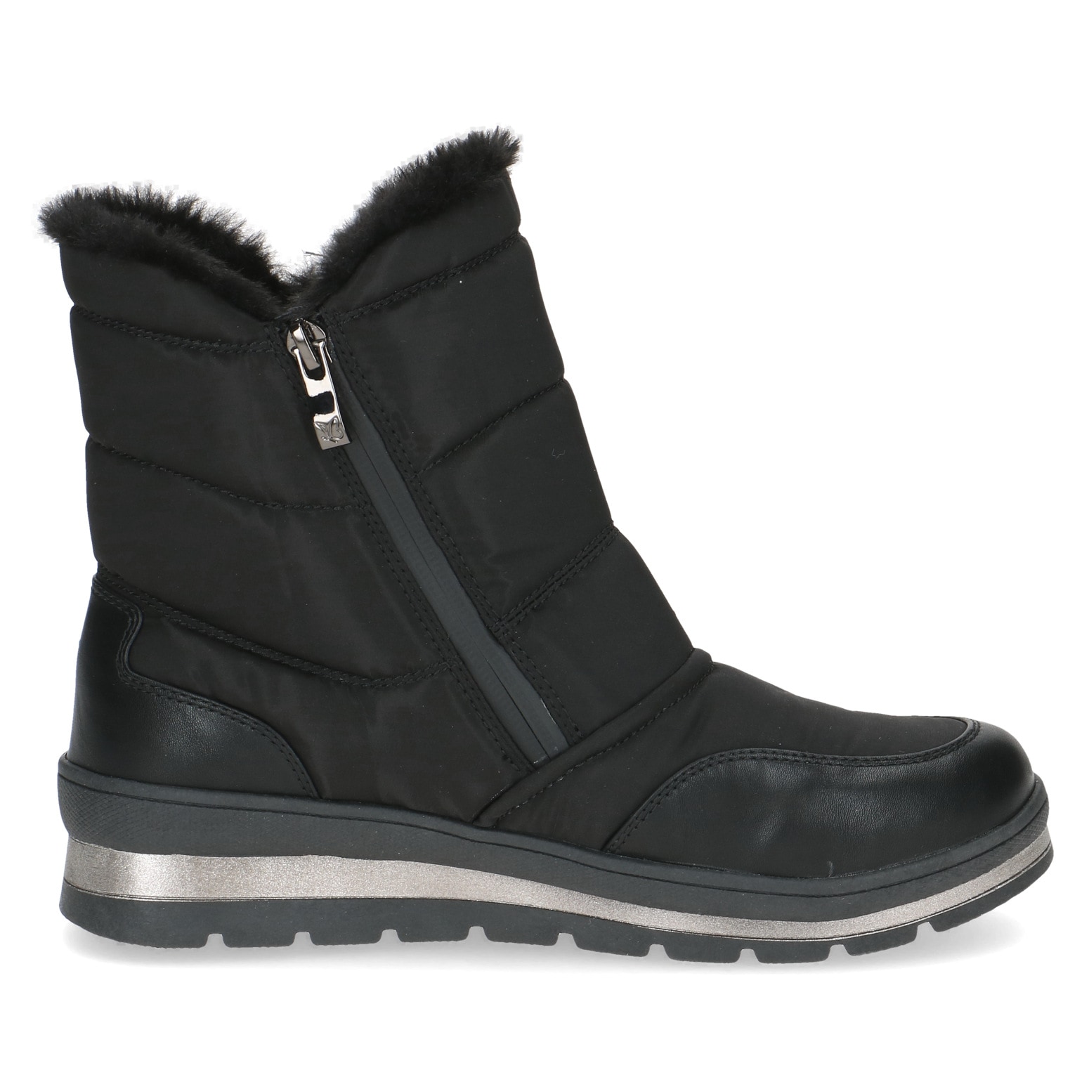 Caprice Winterboots  , Keilabsatz, Outdoorboots, Stiefelette mit zwei Reißverschlüssen