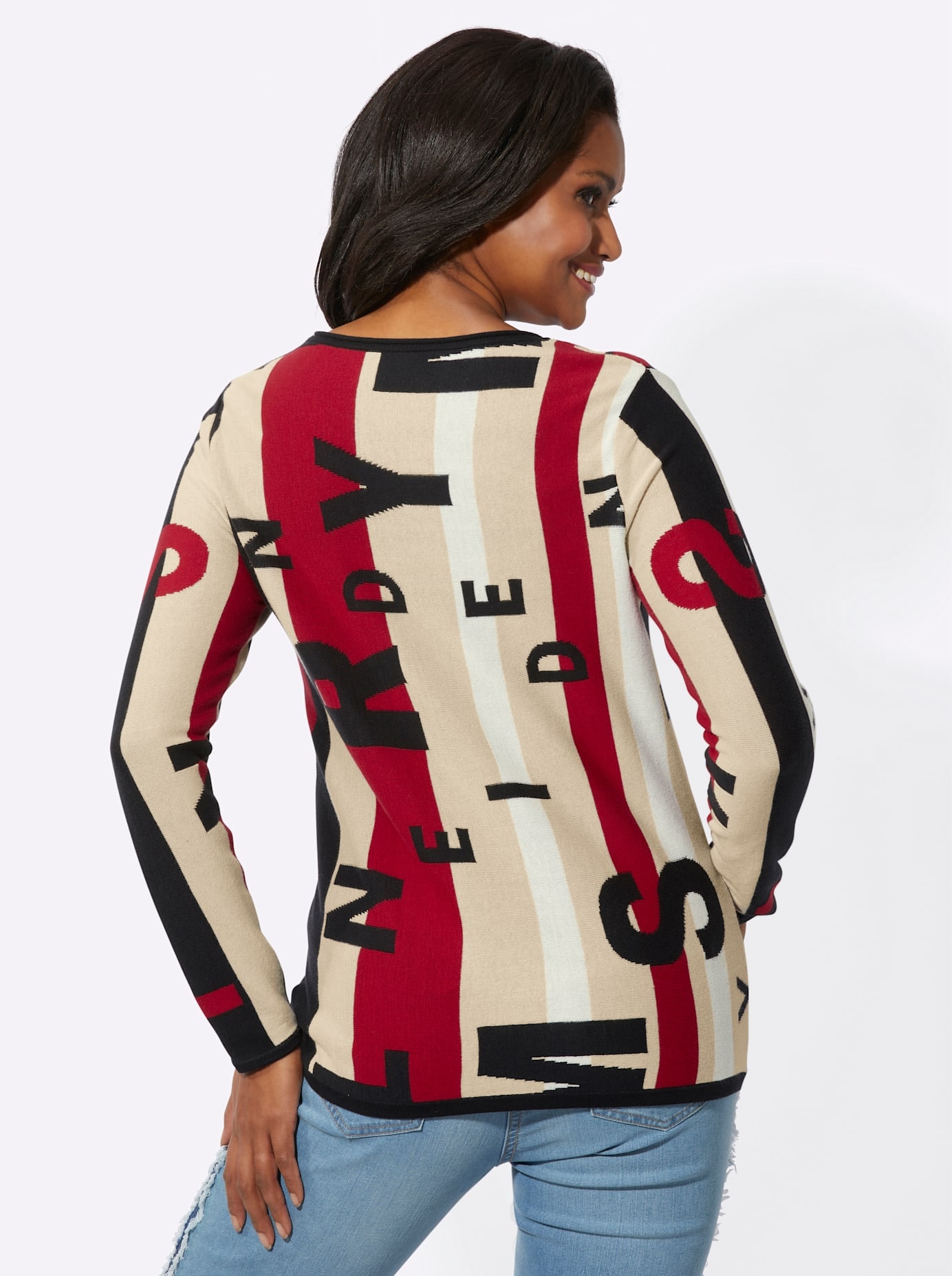 Inspirationen Strickpullover »Jacquard-Pullover«