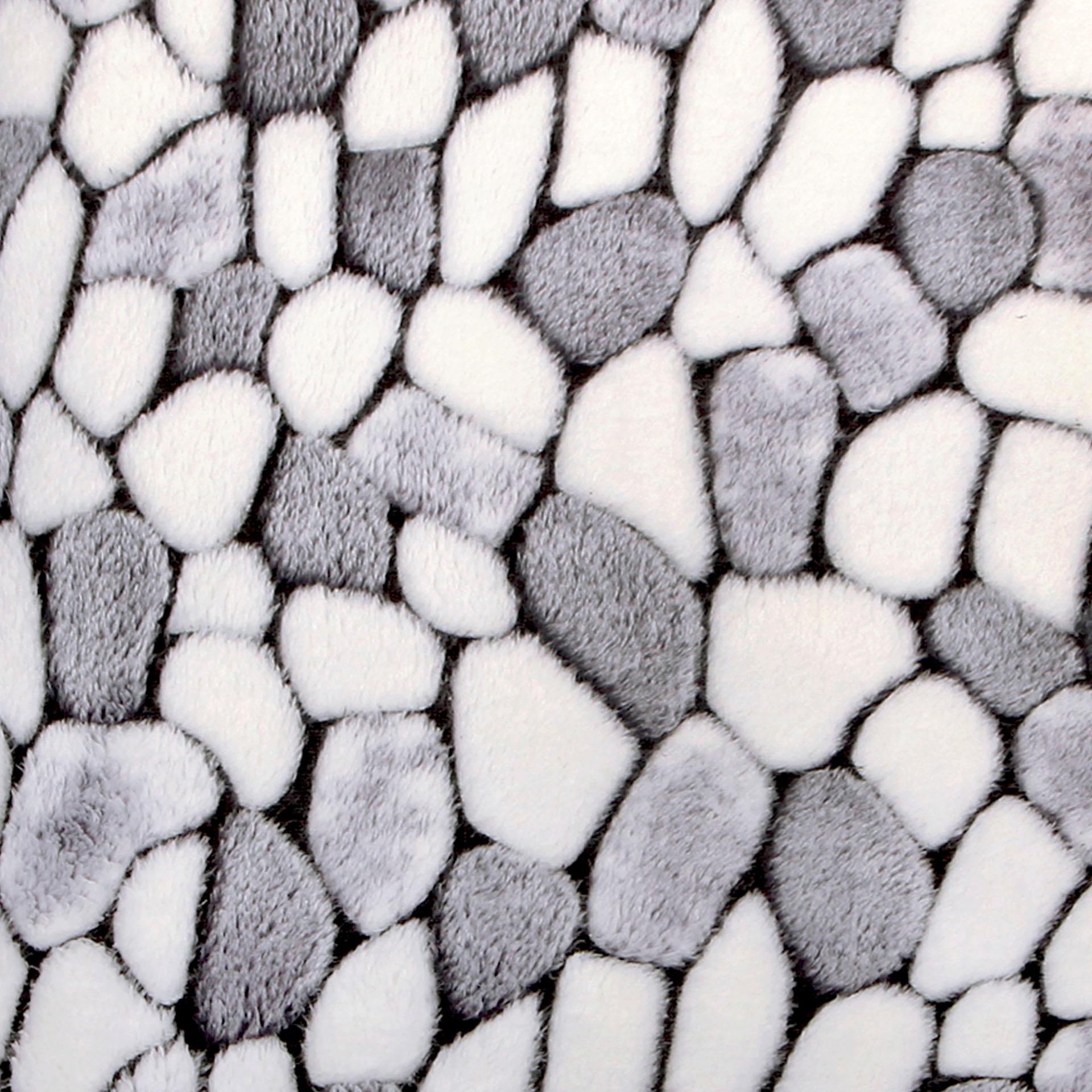 Kuscheldecke kuschelig Coral Delindo Wohndecke »Stone«, in Fleece Decke Lifestyle Steinoptik, weiche