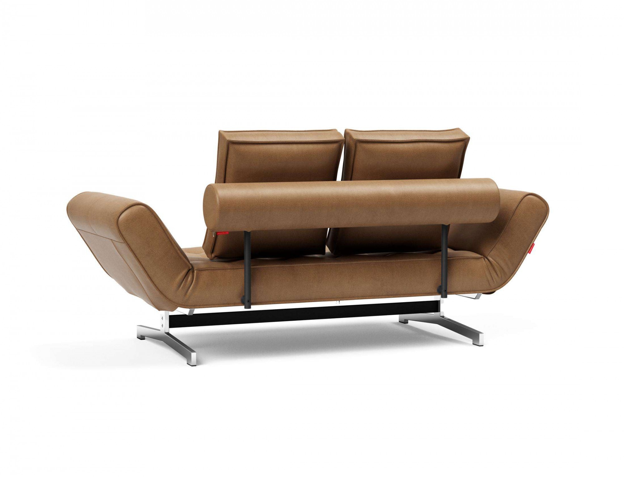 INNOVATION LIVING ™ 3-Sitzer »Ghia Schlafsofa, Multi-Wohlfühlsofa, Designfuß«, eine große Liegefläche mit geringer Stellfläche, beidseitig abklappbar