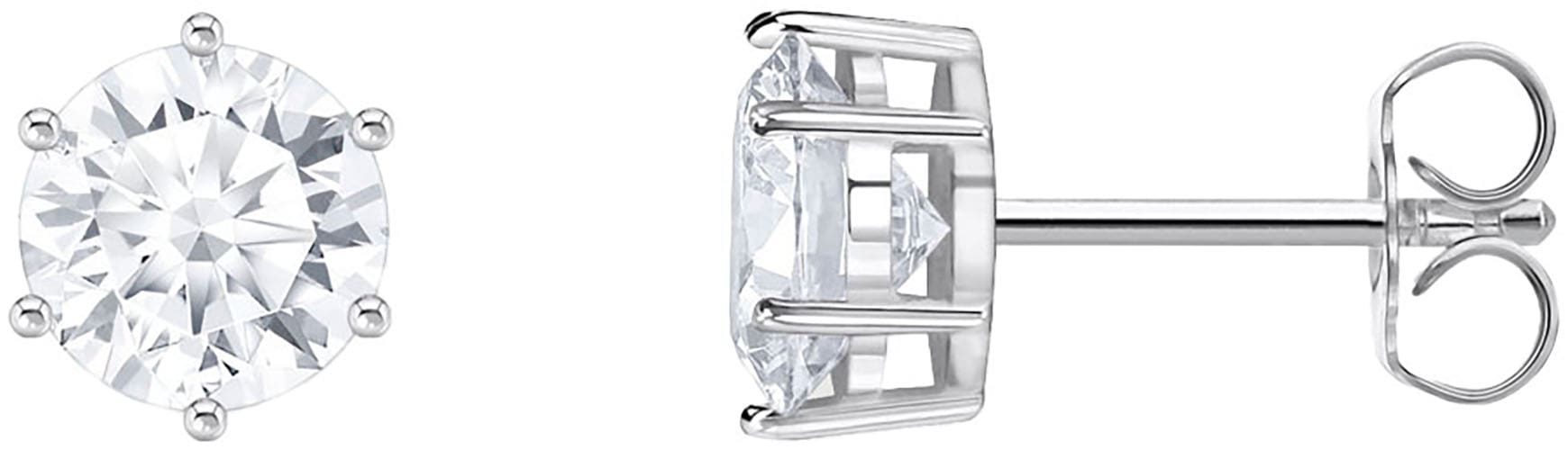 THOMAS SABO Large Sterling Silver Zirconia Stud Earrings H2300-051-14