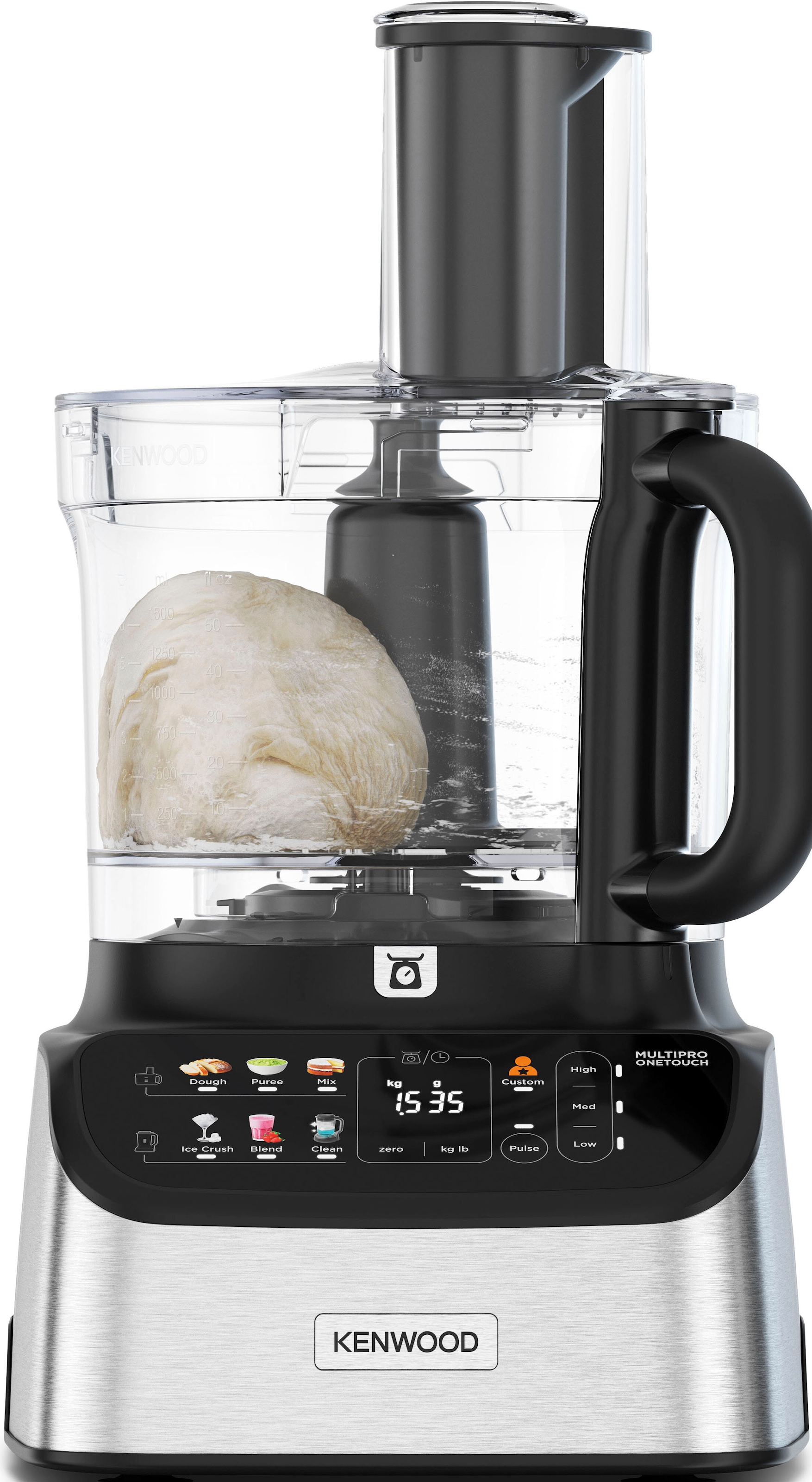 KENWOOD Kompakt-Küchenmaschine »MultiPro OneTouch FDM73.480SS schwarz«