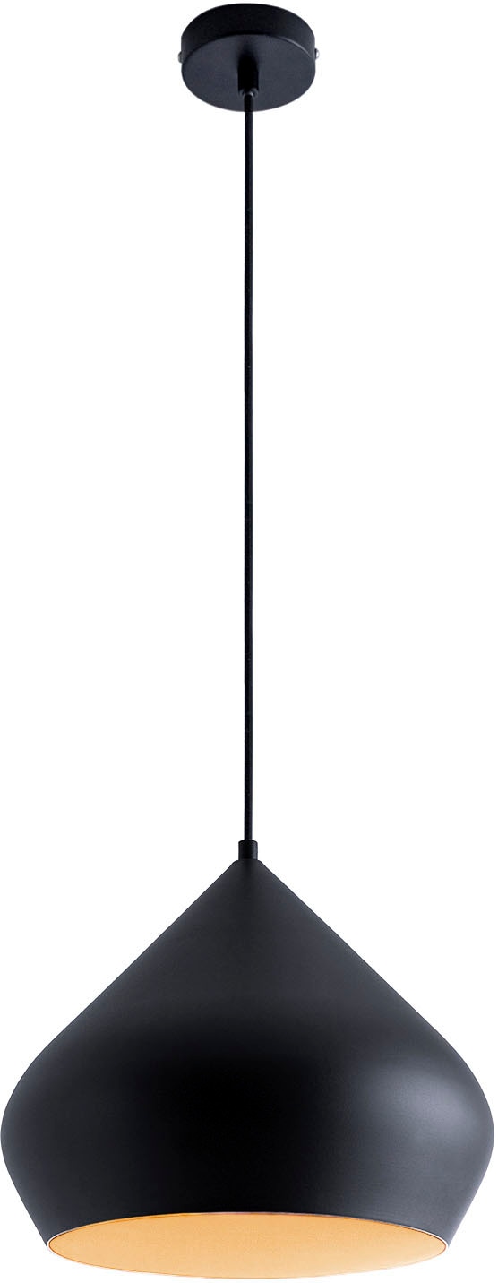 Paco Home Pendelleuchte »Alex«, 1 flammig, Leuchtmittel E27 | ohne Leuchtmittel, Küchenlampe Hängelampe Esszimmer Esstischlampe Industrial Ø 38cm