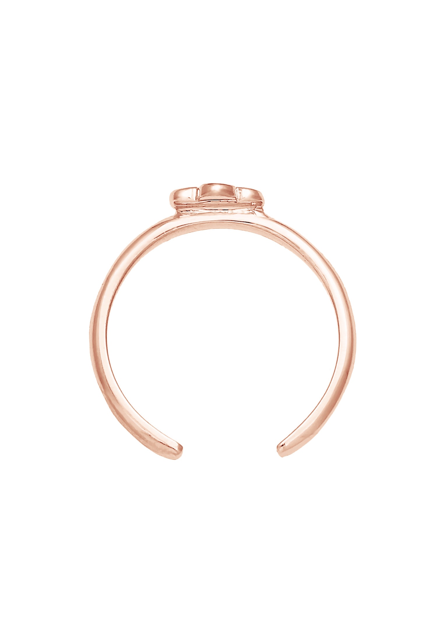 Elli Fingerring »Ring Kinder Blume Kristall 925 Silber«