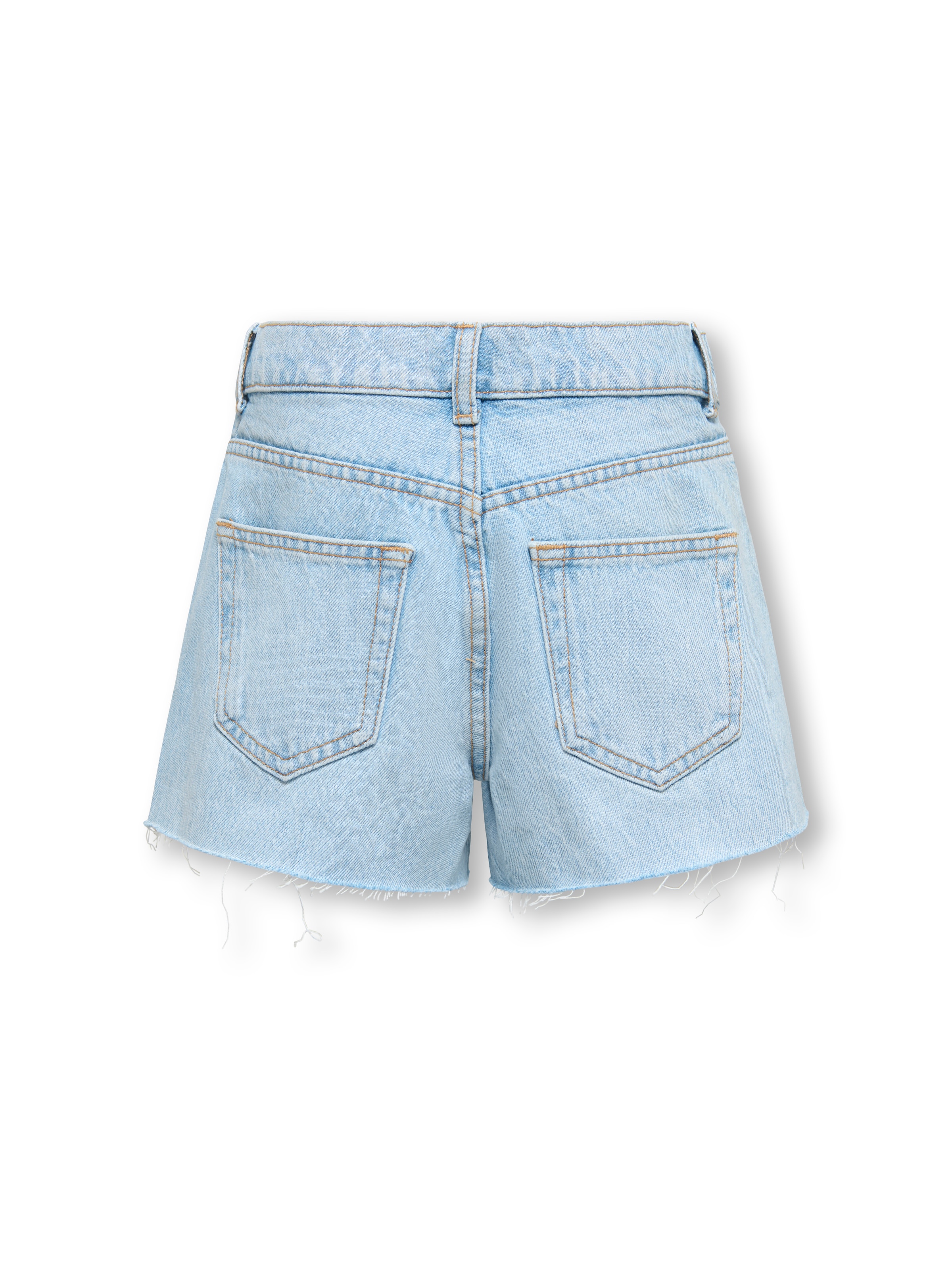 KIDS ONLY Jeansshorts »KOGROBYN HW RW SHORTS AZG84 DNM NOOS« mit offener Kante am Bein