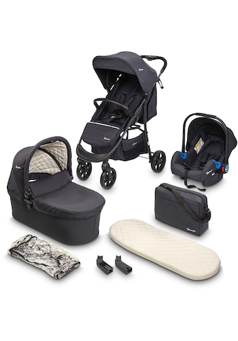 BabyGo Kombi-Kinderwagen »Style - 3in1, schwarz«, inkl. Babyschale mit Adaptern u.... kaufen