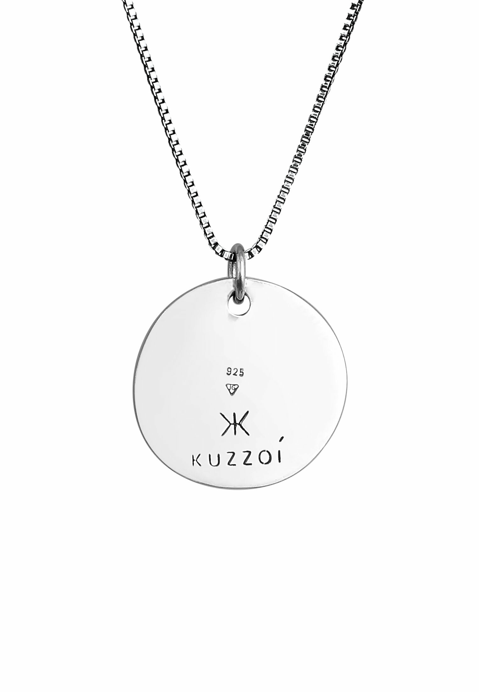 Kuzzoi Kette mit Anhänger »Halskette Herren Antike Münze Ankh Kreuz Henkelkreuz 925 Sterling Silber«