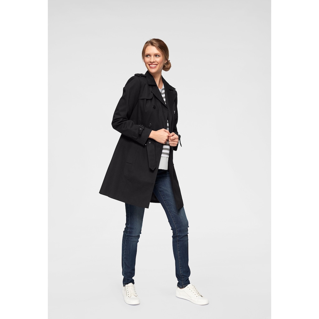 Aniston CASUAL Trenchcoat, mit Gürtel zum Regulieren