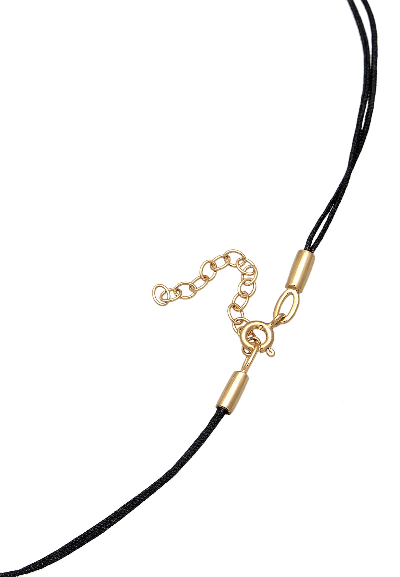 Elli Choker »Halskette Choker Kauri Muschel Nylon Trend 925 Silber«