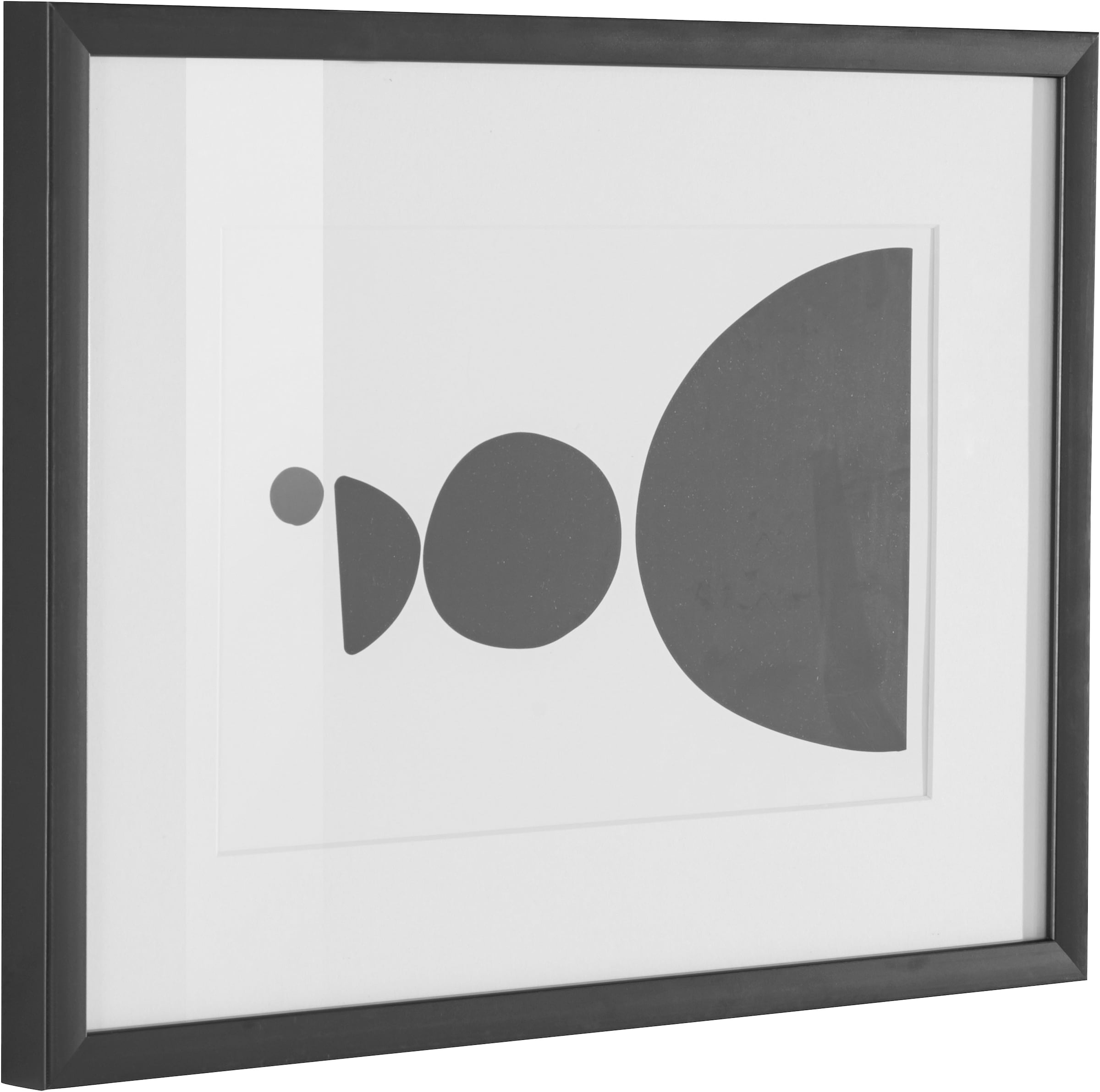 LeGer Home by Lena Gercke Bild »Black is Beautiful III« Abstrakt | Kunst | Modern | Schwarz-Weiß 1 Stk. tlg. HD Premium Poster-Druck inkl. Holzrahmen