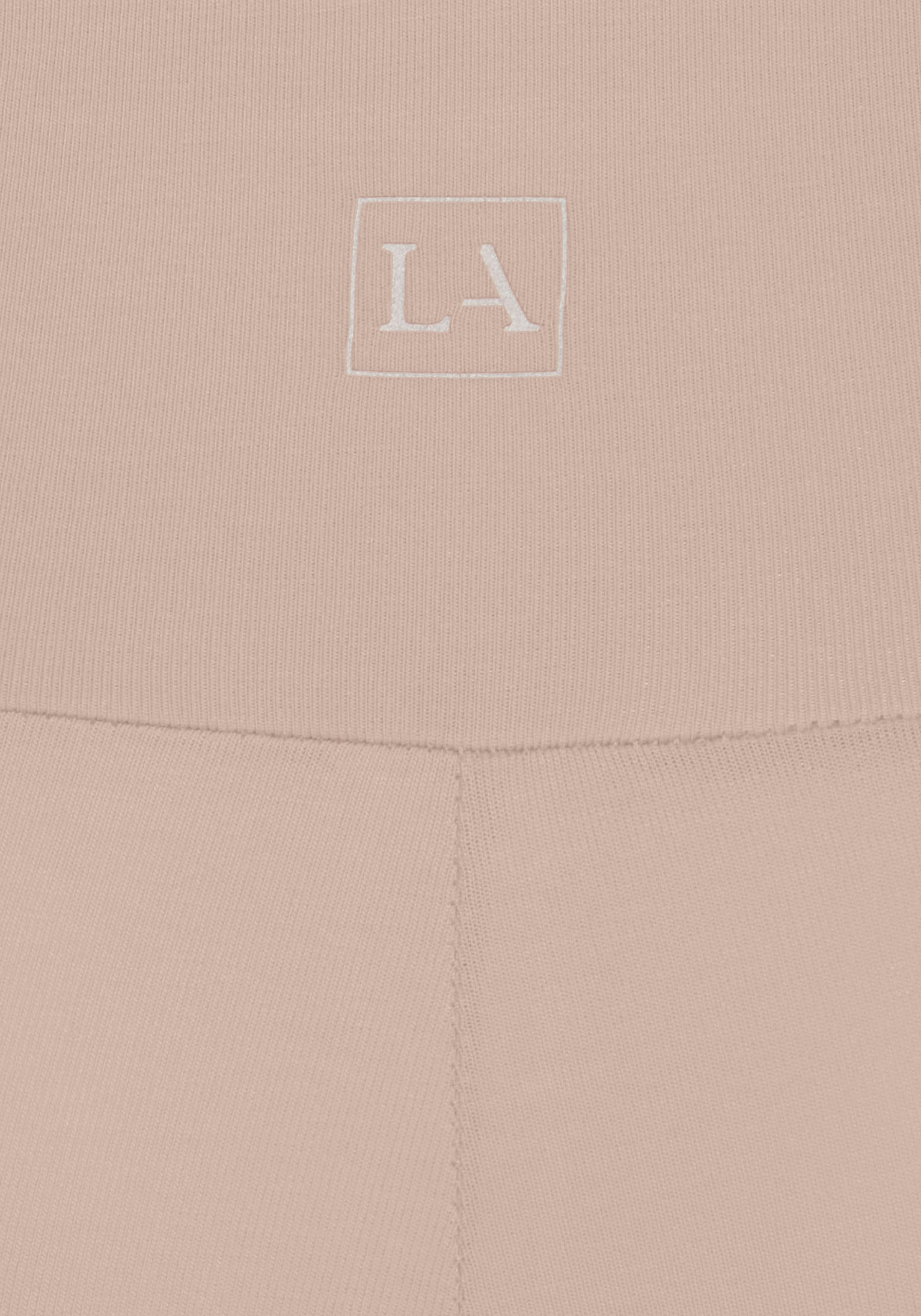 LASCANA Leggings, mit breitem Bündchen, Loungewear