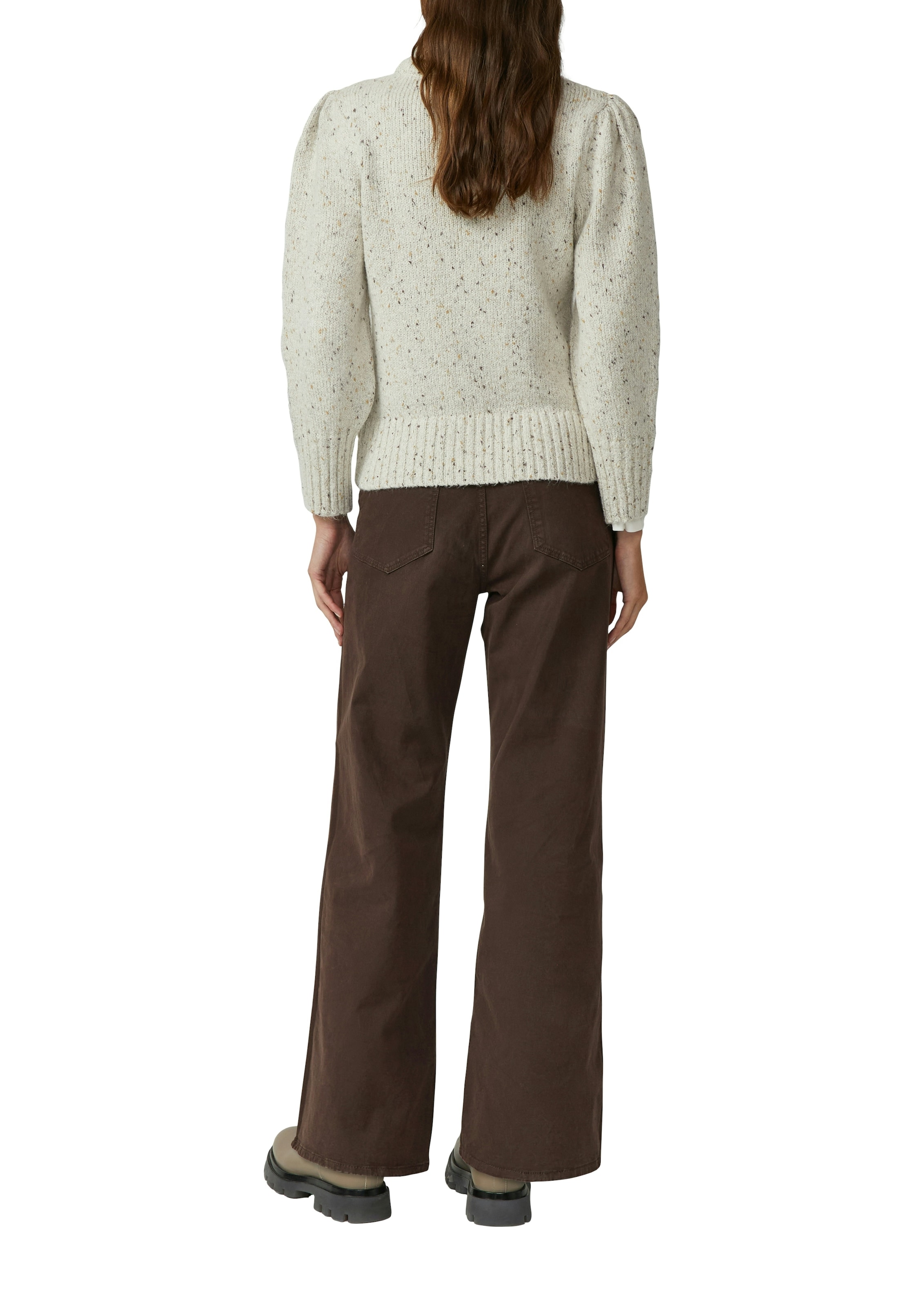 s.Oliver Strickpullover mit Puffärmeln