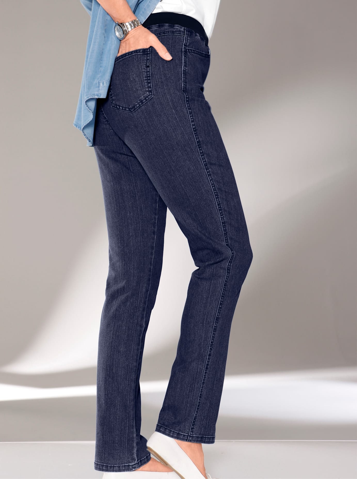 Classic Basics Stretch-Jeans, (1 tlg.)