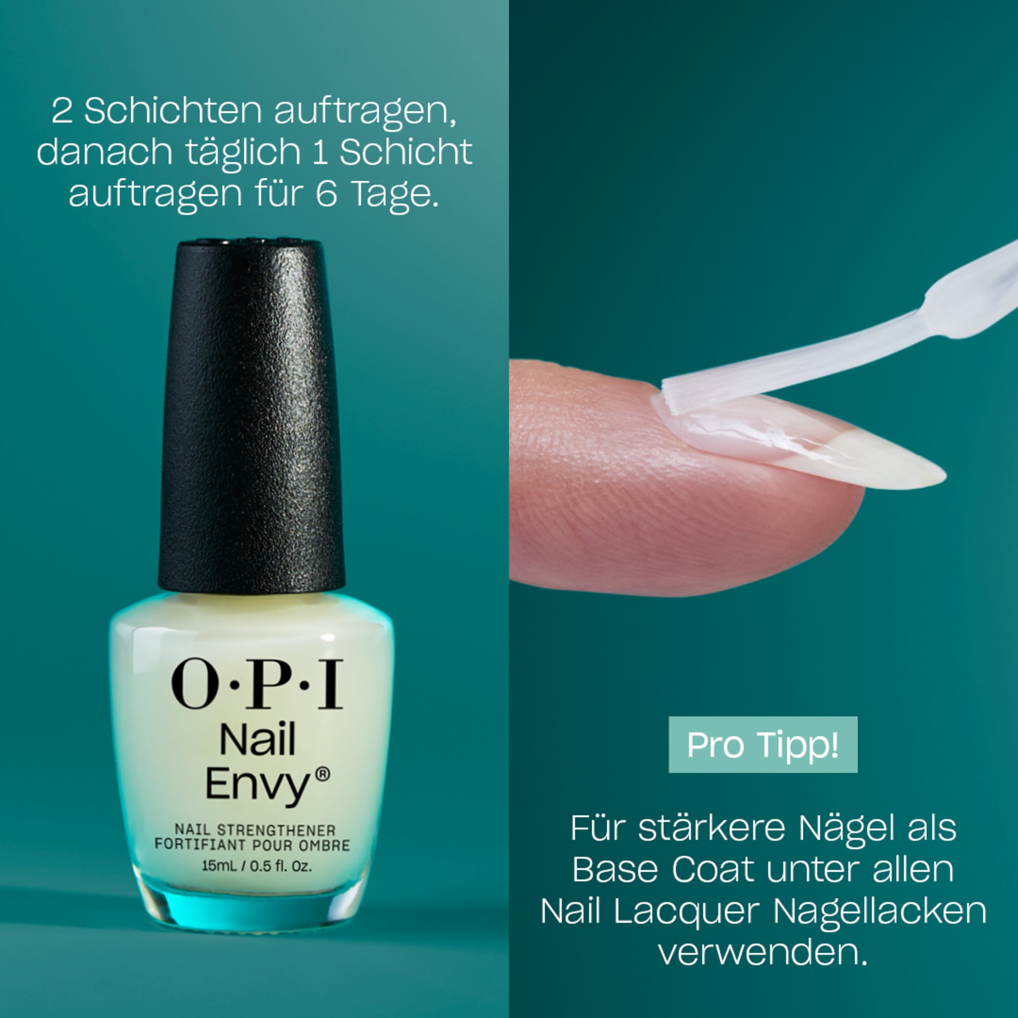 OPI Nagellack »Nail Envy® Original Nagelhärter« glänzend, stärkend, langanhaltend, sichtbar gesündere Nägel