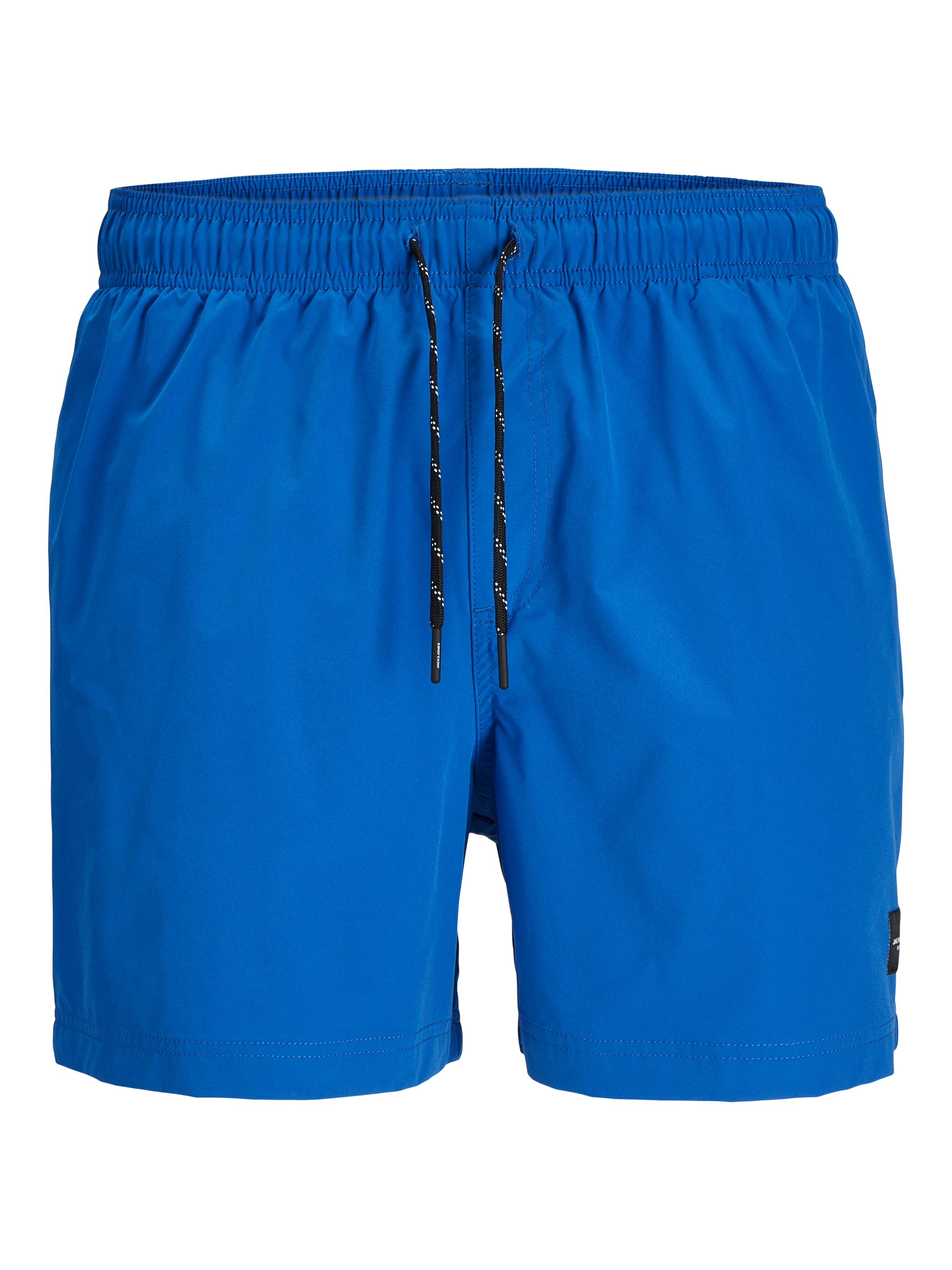 Jack & Jones Badeshorts »JPSTMAUI Badeshort mit elastischem Bund und normalem Schnitt«, unifarben, modisch, slim fit, Polyester