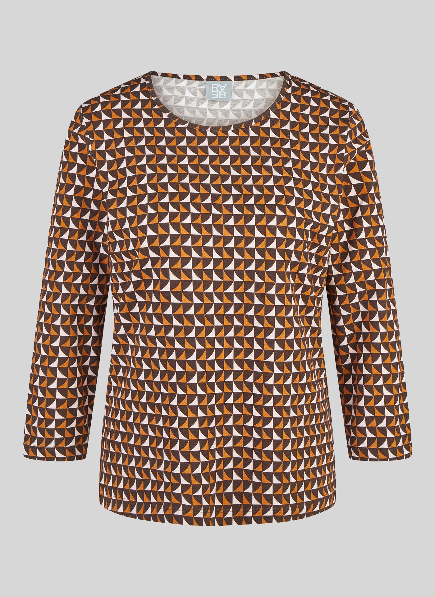 Rabe 3/4-Arm-Shirt mit Allover-Muster