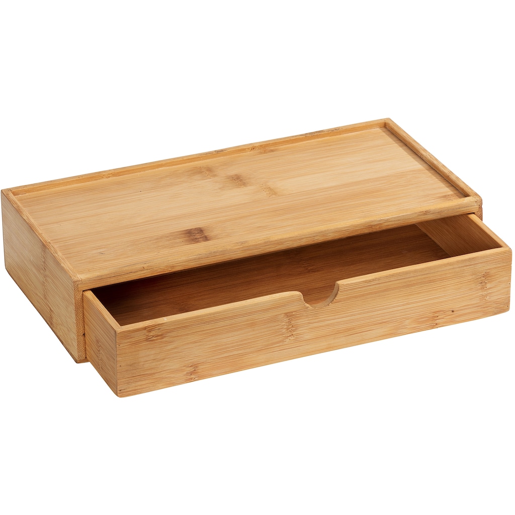 WENKO Organizer »Terra«, Aufbewahrungsbox, mit Schublade, ideal für Bad, Gäste-WC, Küche, Flur