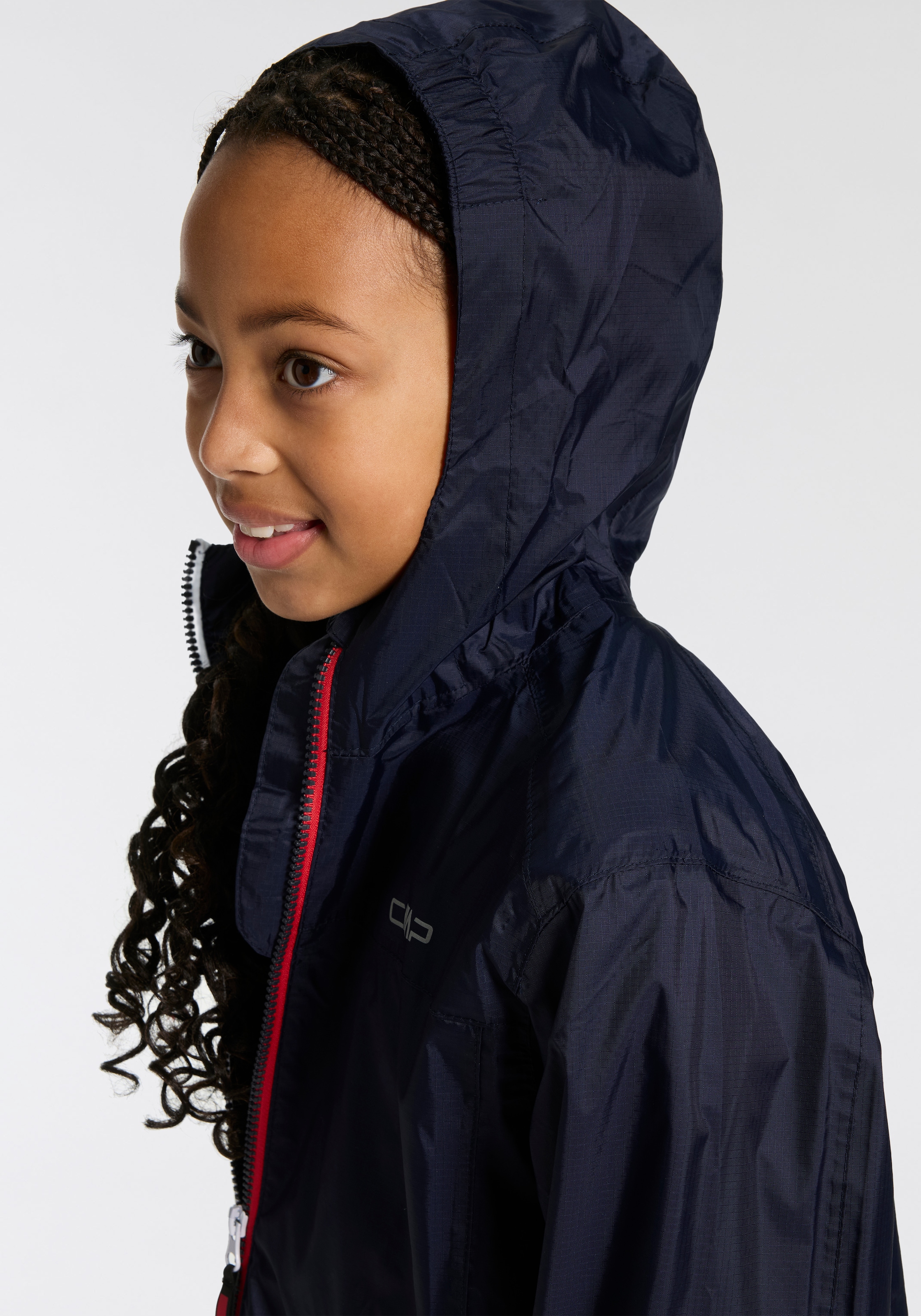 CMP Regenjacke »KID JACKET RAIN FIX HOOD«, mit Kapuze, für Kinder