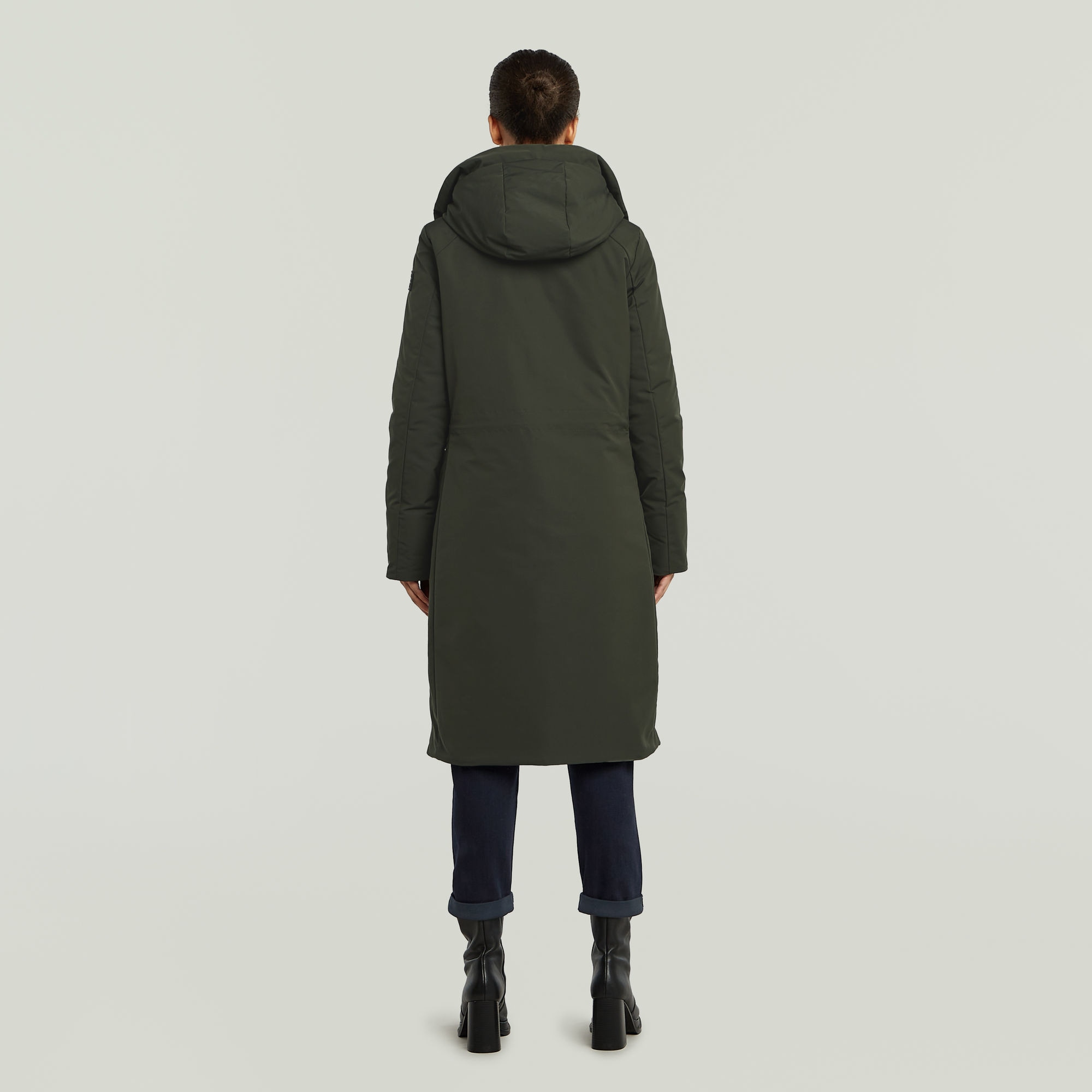 G-STAR Langjacke »Vodan 2.0 Long Jacket« mit Kapuze in der Taille verstellbar
