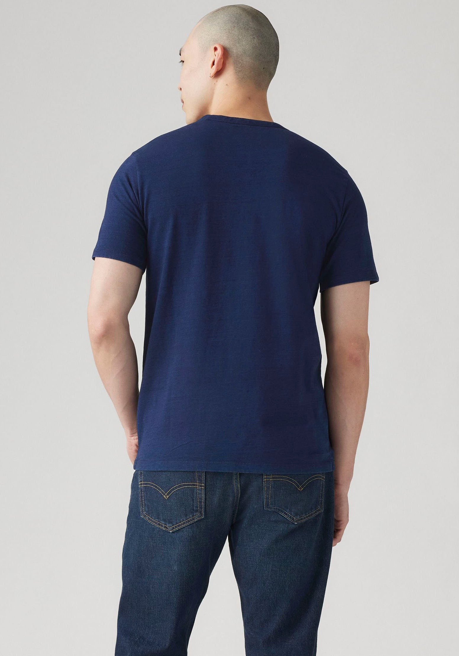 Levi's® Henleyshirt, mit Logo Stickerei